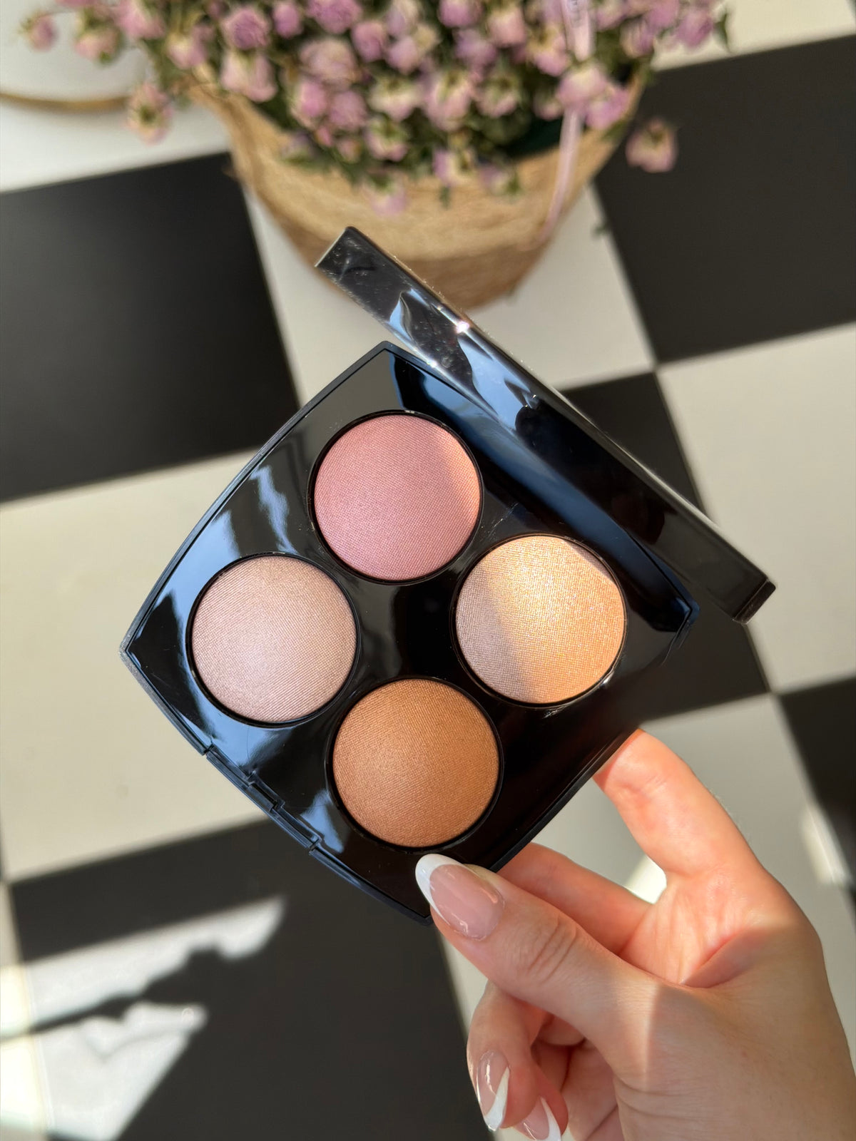 CHANEL Jeux De Lumières Eyeshadow and Highlighter Palette Limited Edition