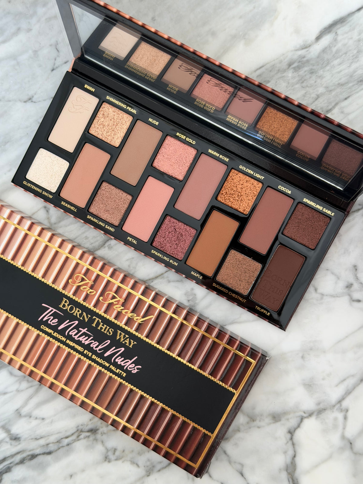 TOO FACED Born This Way Eye Shadow Palette - The Natural Nudes 
Rich, Creamy & Highly-Pigmented