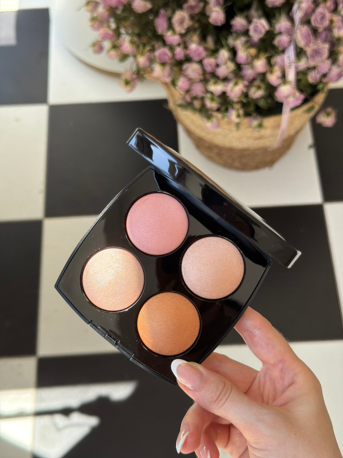 CHANEL Jeux De Lumières Eyeshadow and Highlighter Palette Limited Edition