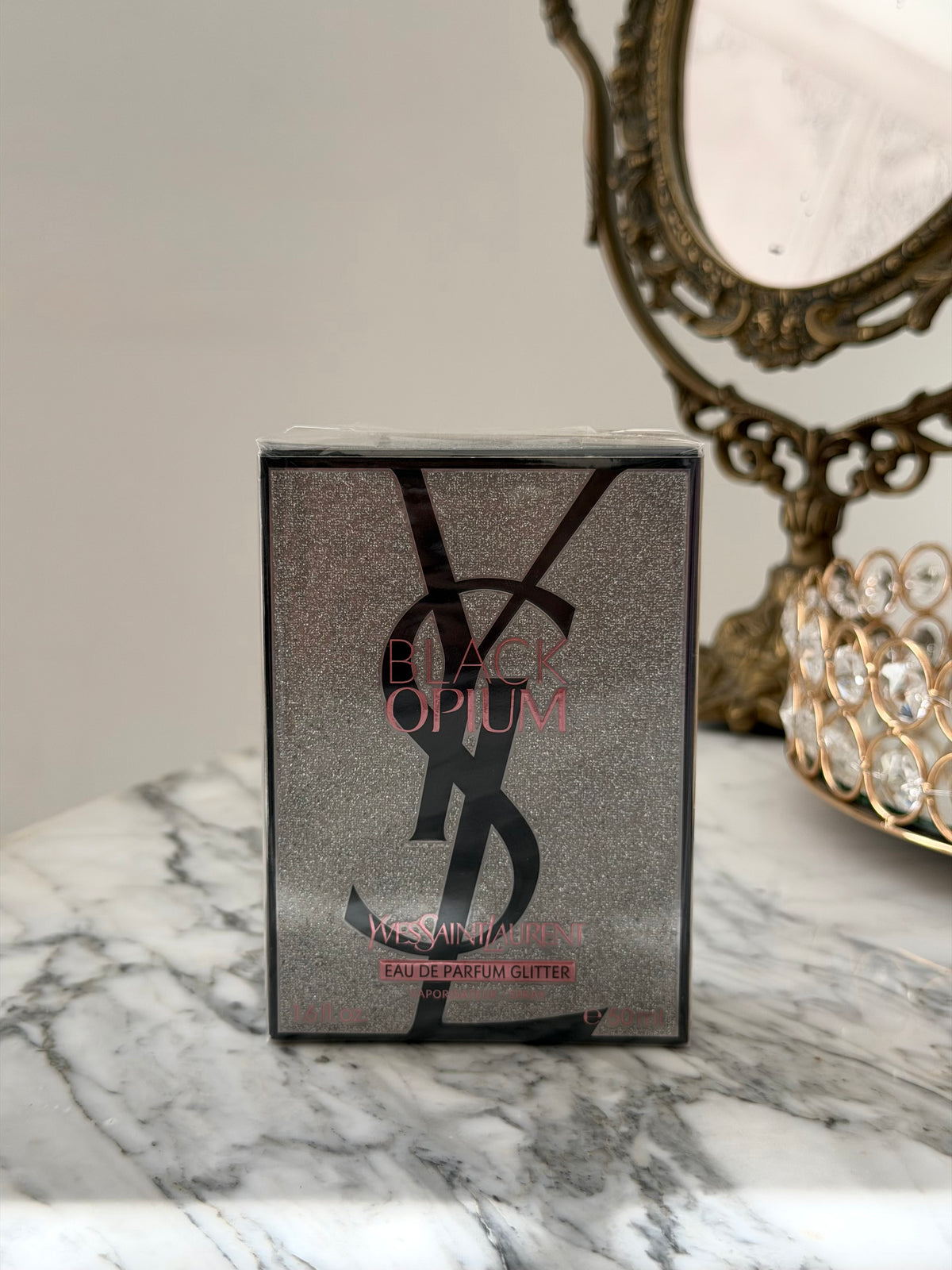 YSL Black Opium Eau De Parfum Glitter