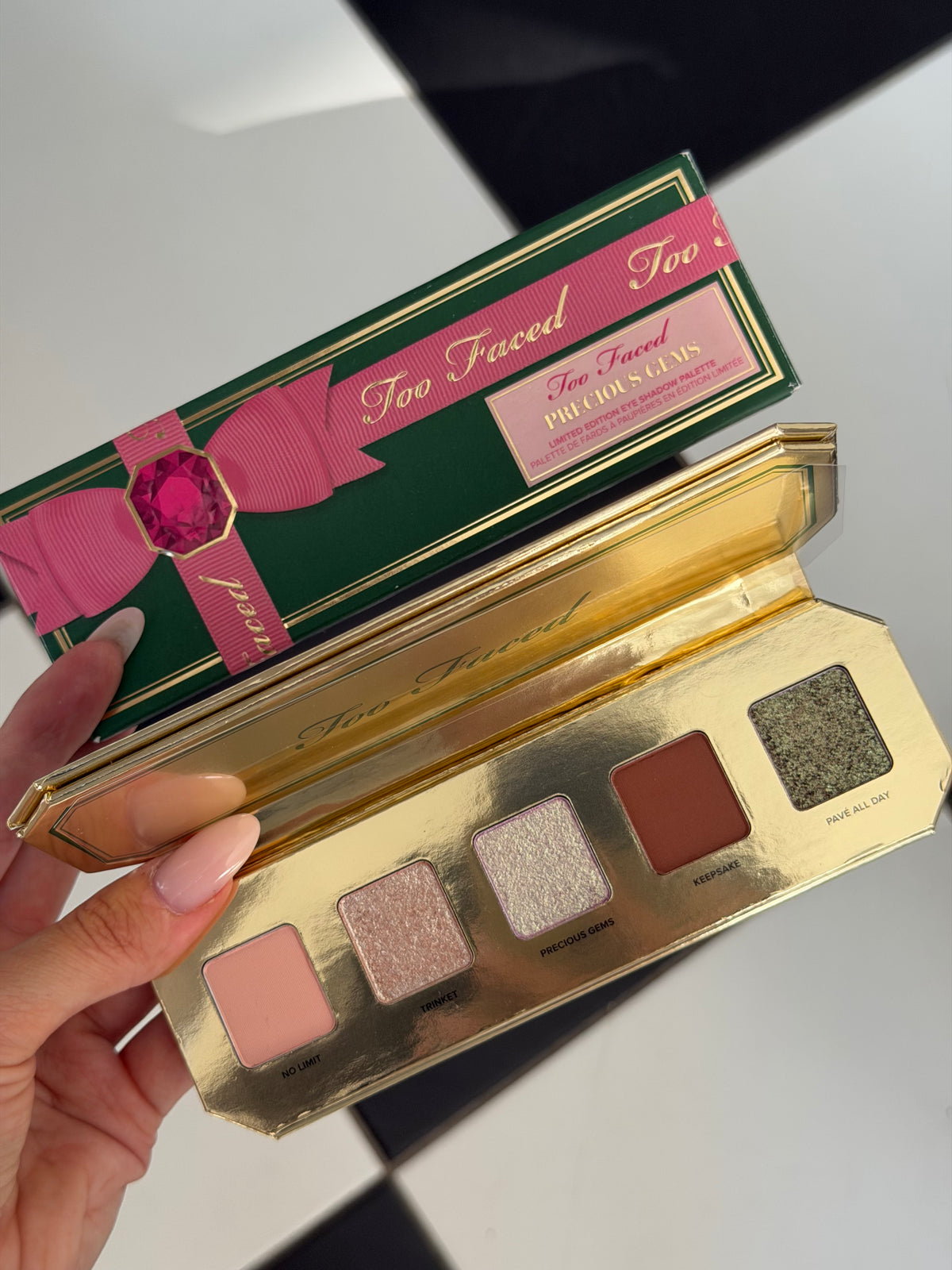 TOO FACED Precious Gems Eye Shadow Palette
Limited Edition Ready-To-Gift Holiday Palette