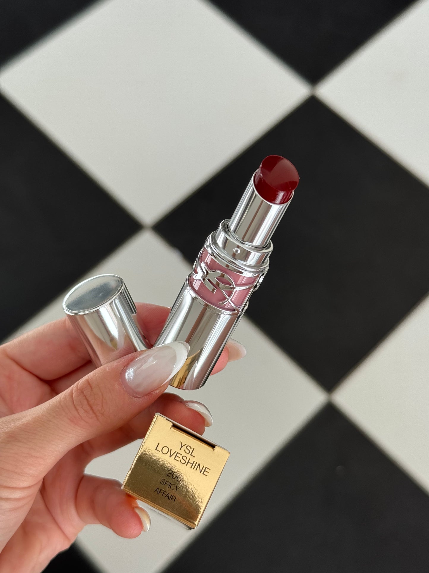 YSL Loveshine High-Shine Caring Lipstick (206)