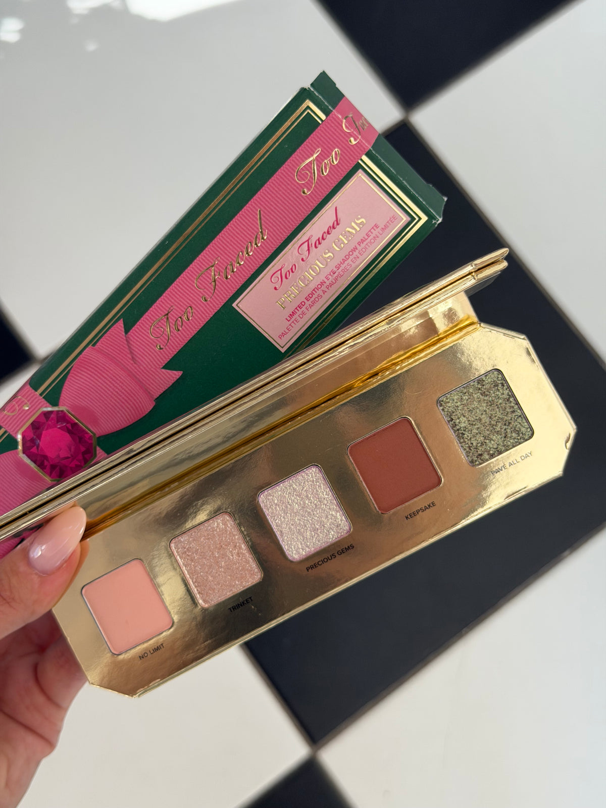 TOO FACED Precious Gems Eye Shadow Palette
Limited Edition Ready-To-Gift Holiday Palette