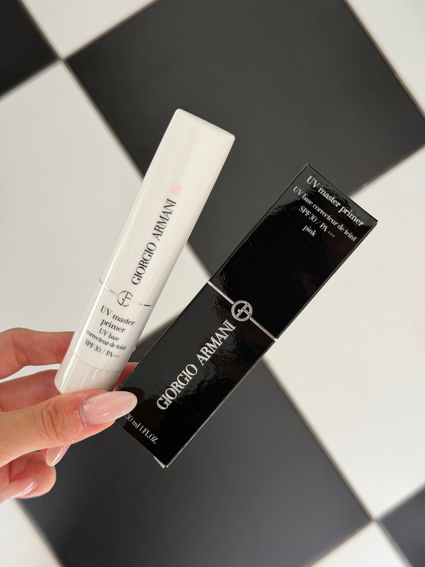 ARMANI UV Master Primer SPF40 PA+++ (Pink)
