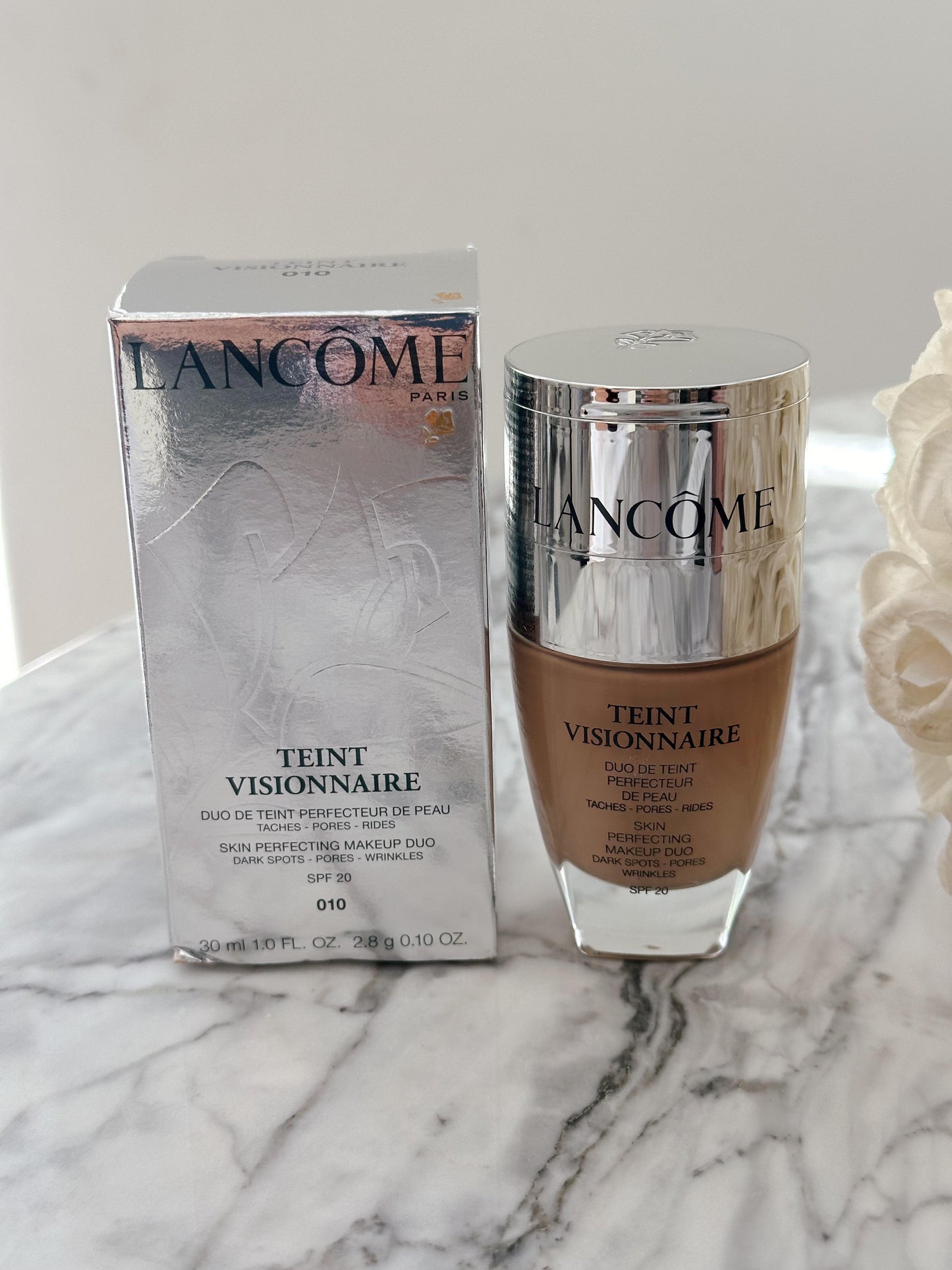 LANCÔME Teint Visionnaire
Skin Perfecting Foundation Makeup Duo - Dark Spotes, Pores, Wrinkles
