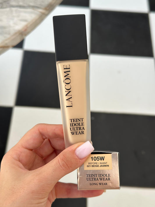 LANCÔME Teint Idôle Ultra Wear 24H Foundation SPF35 - Breathable Coverage & Natural Matte Finish (105W)