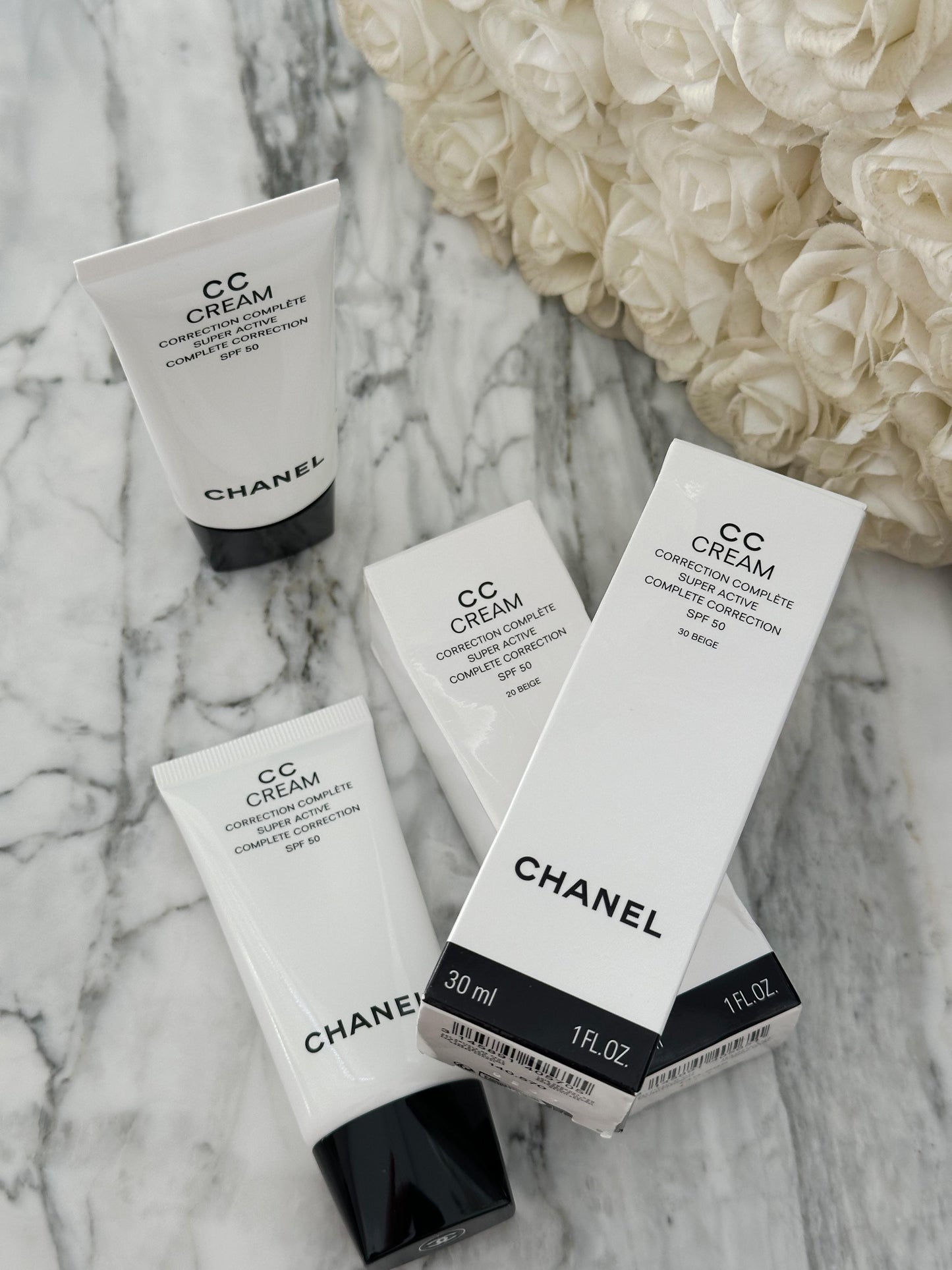 CHANEL CC Cream
Super Active Complete Correction Sunscreen Broad Spectrum SPF50