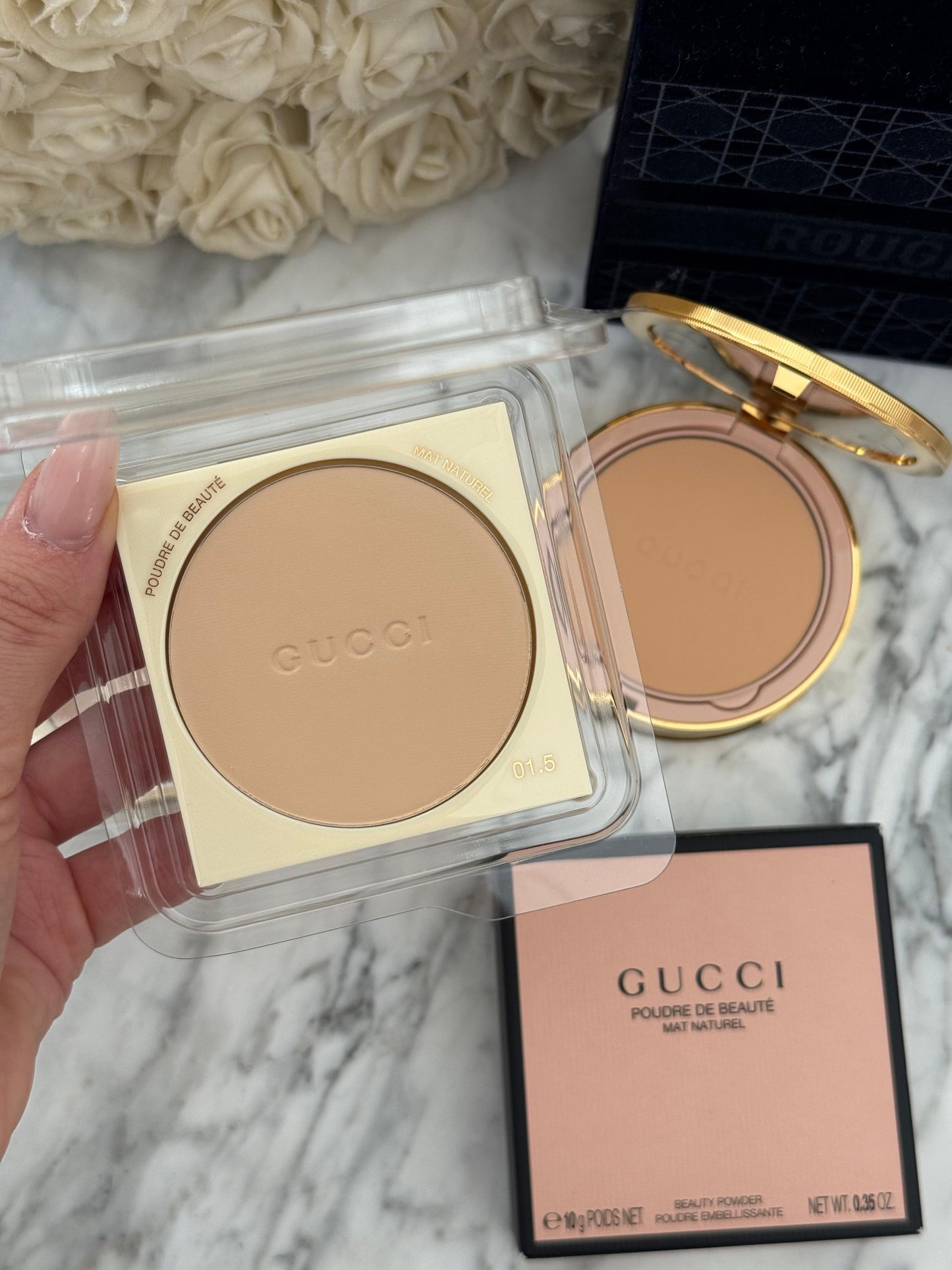 GUCCI Poudre De Beauté Mat Naturel - Face Powder (01.5)