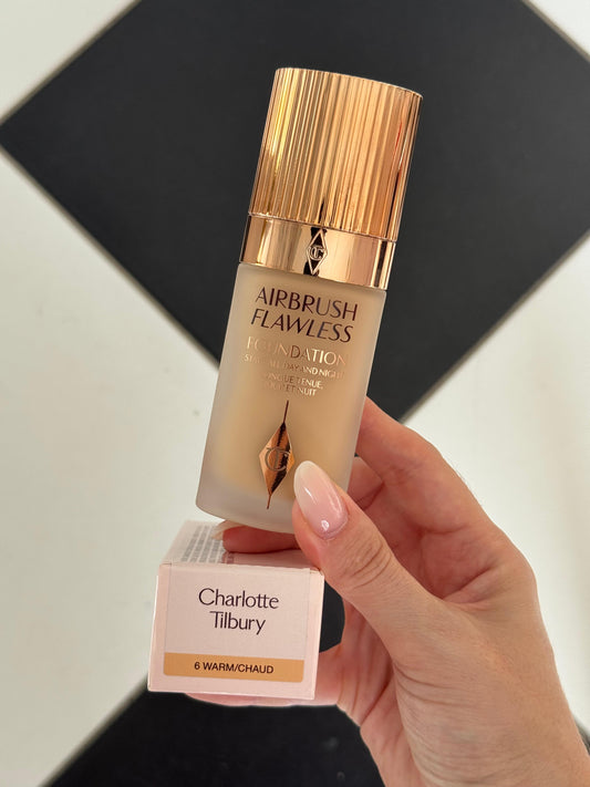 CHARLOTTE TILBURY Airbrush Flawless Foundation (6) - Stays All Day And Night, Full Coverage