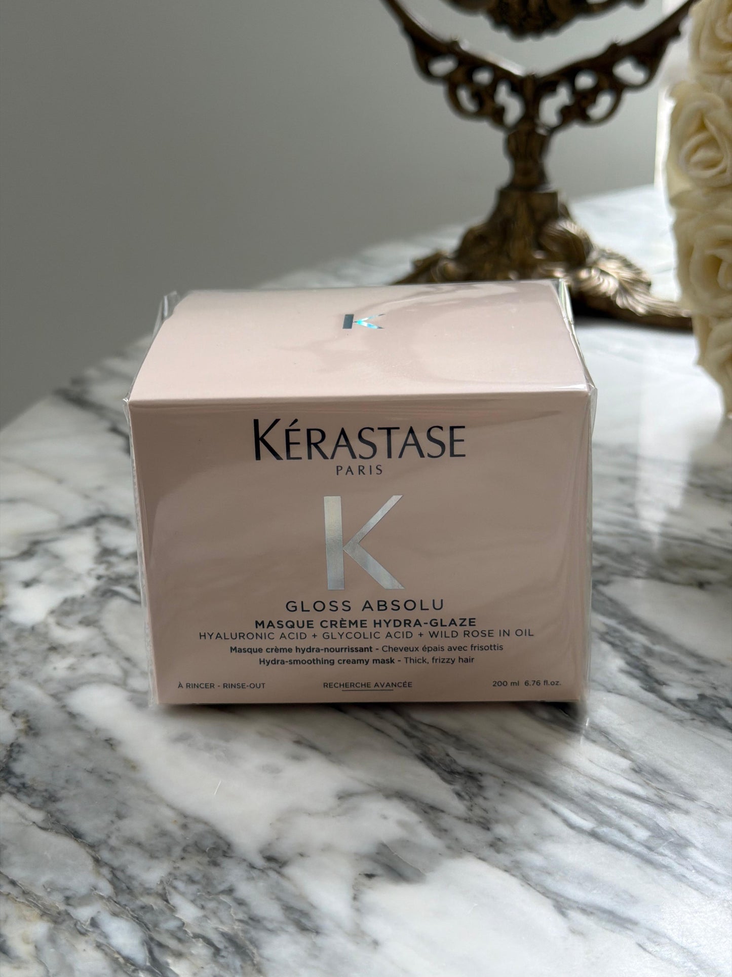 KERASTASE Gloss Absolu Masque Hydra-Glaze Cream For Thick, Frizzy Hair