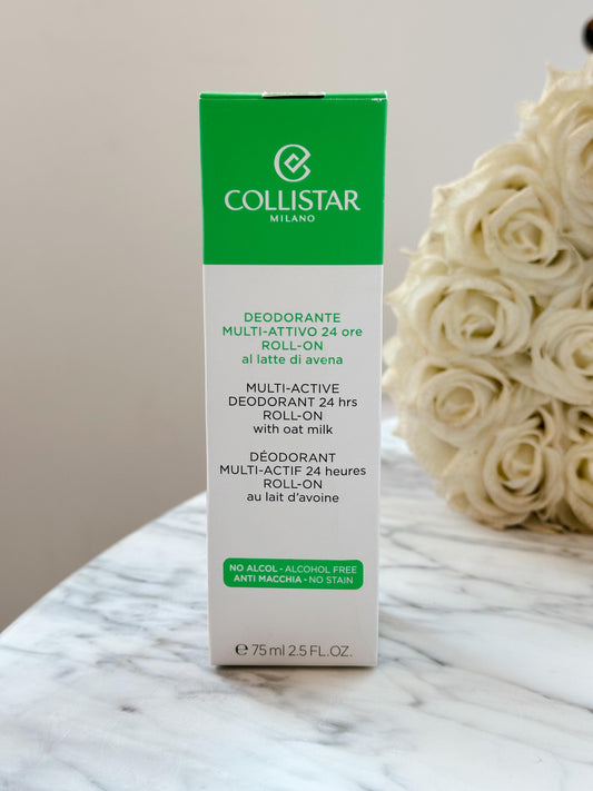 COLLISTAR
Multi-Active Drodorant 24H Roll-On
With Oat Milk - Alcohol Free