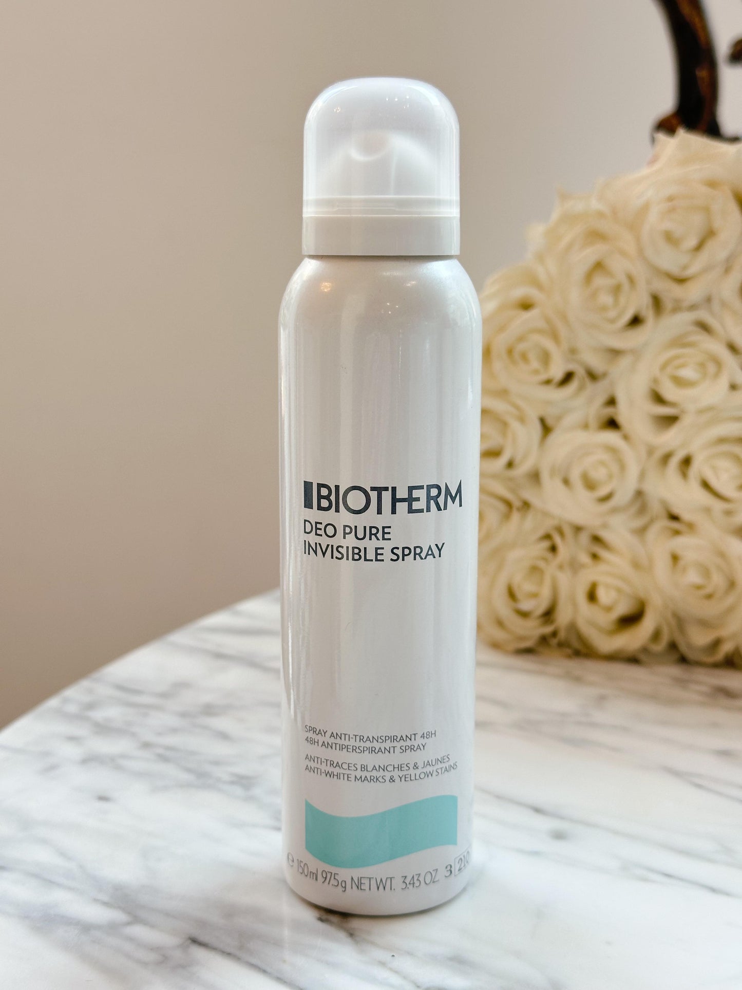 BIOTHERM Deo Pure Invisible Spray 150ml
48H Antiperspirant