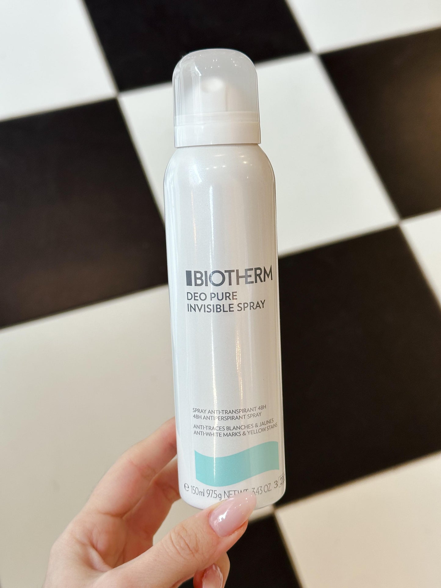 BIOTHERM Deo Pure Invisible Spray 150ml
48H Antiperspirant