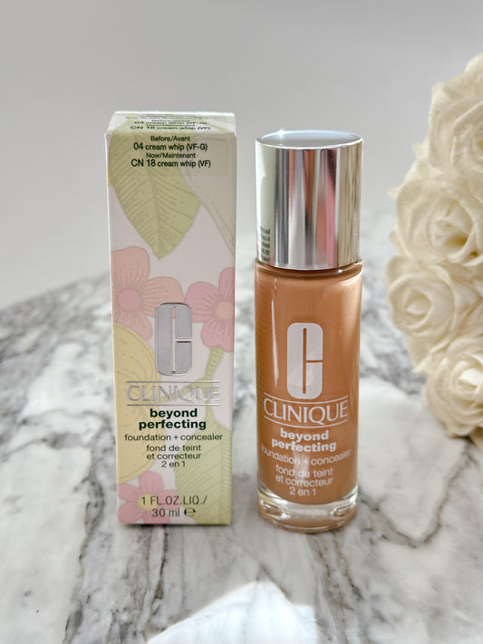 CLINIQUE Beyond Perfecting™ Foundation + Concealer
