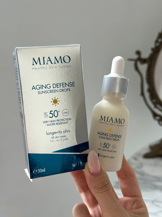 MIAMO Aging Defense Sunscreen Drops SPF50+