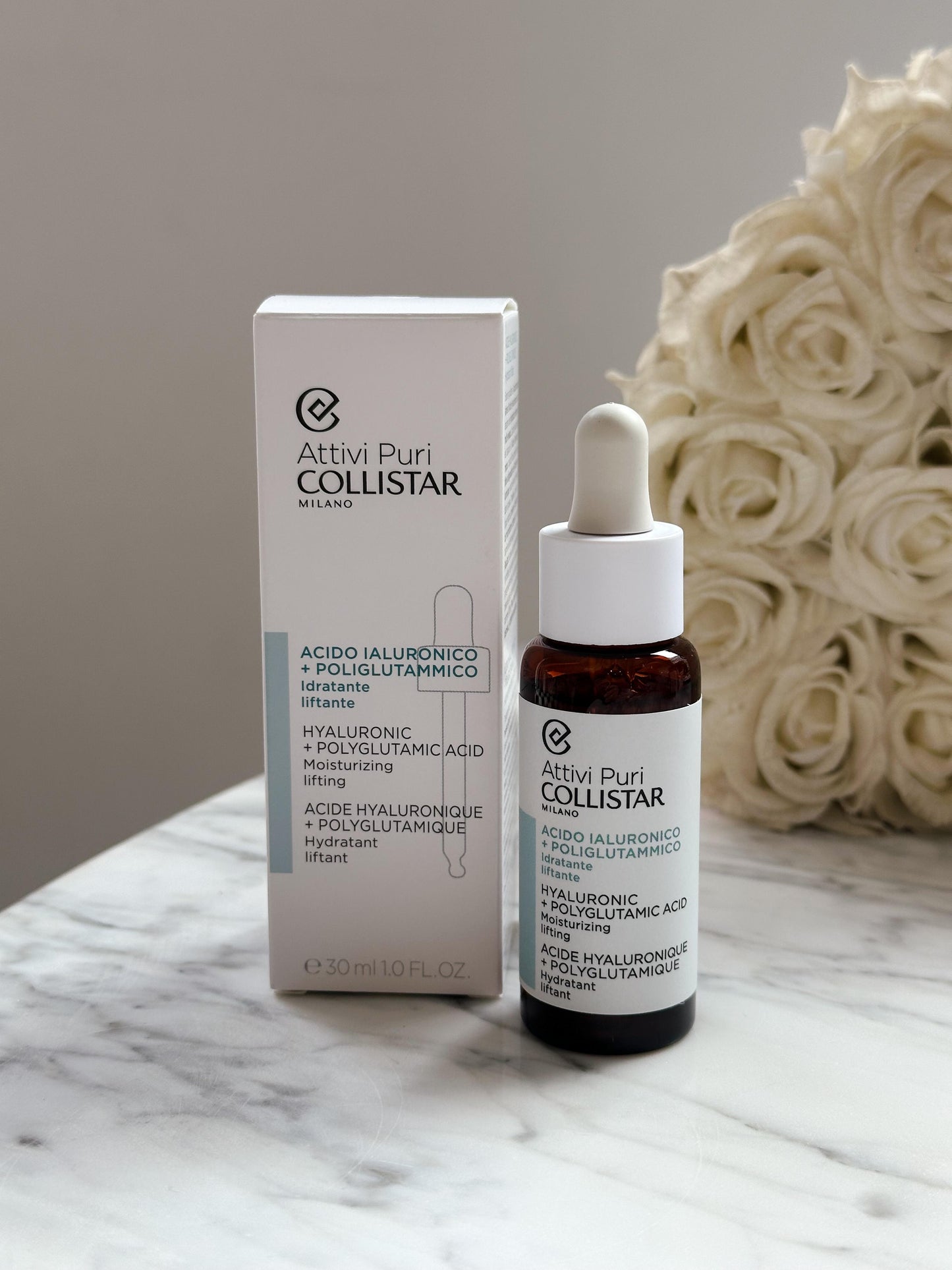 COLLISTAR
Attivi Puri Hyaluronic + Polyglutamic Acid
Moisturizing Lifting