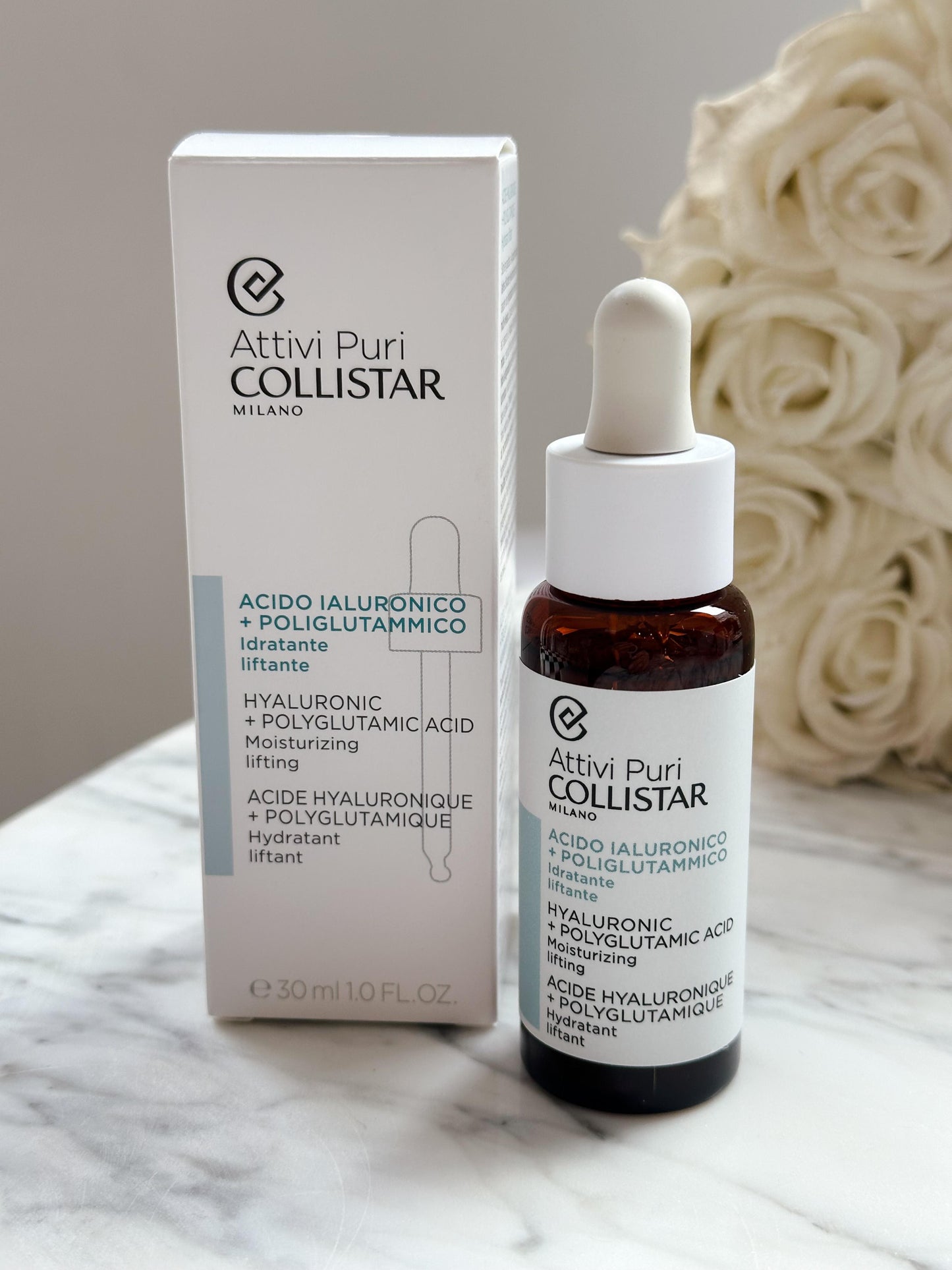 COLLISTAR
Attivi Puri Hyaluronic + Polyglutamic Acid
Moisturizing Lifting