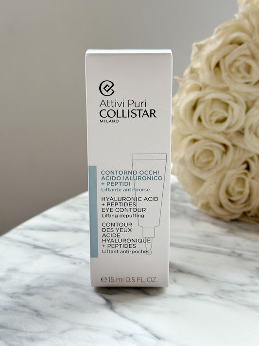 COLLISTAR
Attivi Puri Hyaluronic Acid + Peptides Eye Contour
Lifting Depuffing