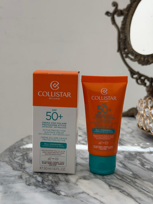 COLLISTAR Active Protection Sun Face Cream Hyper-Sensitive Skins SPF50+
Anti-Wrinkle - Anti-Brown Spot
