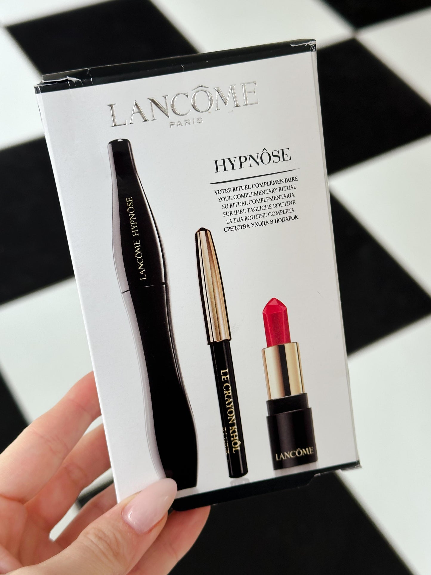 LANCÔME Hypnose Mascara + Kohl Mini Pencil + Rouge Ruby Cream
