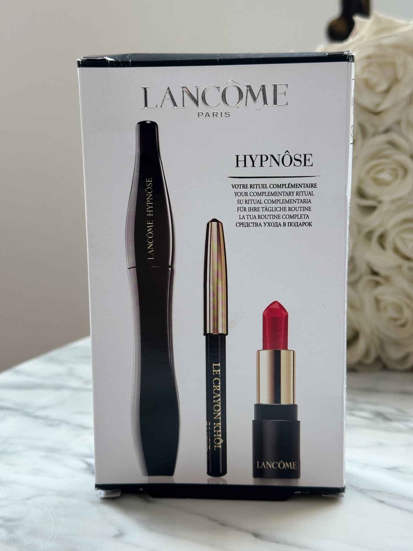LANCÔME Hypnose Mascara + Kohl Mini Pencil + Rouge Ruby Cream
