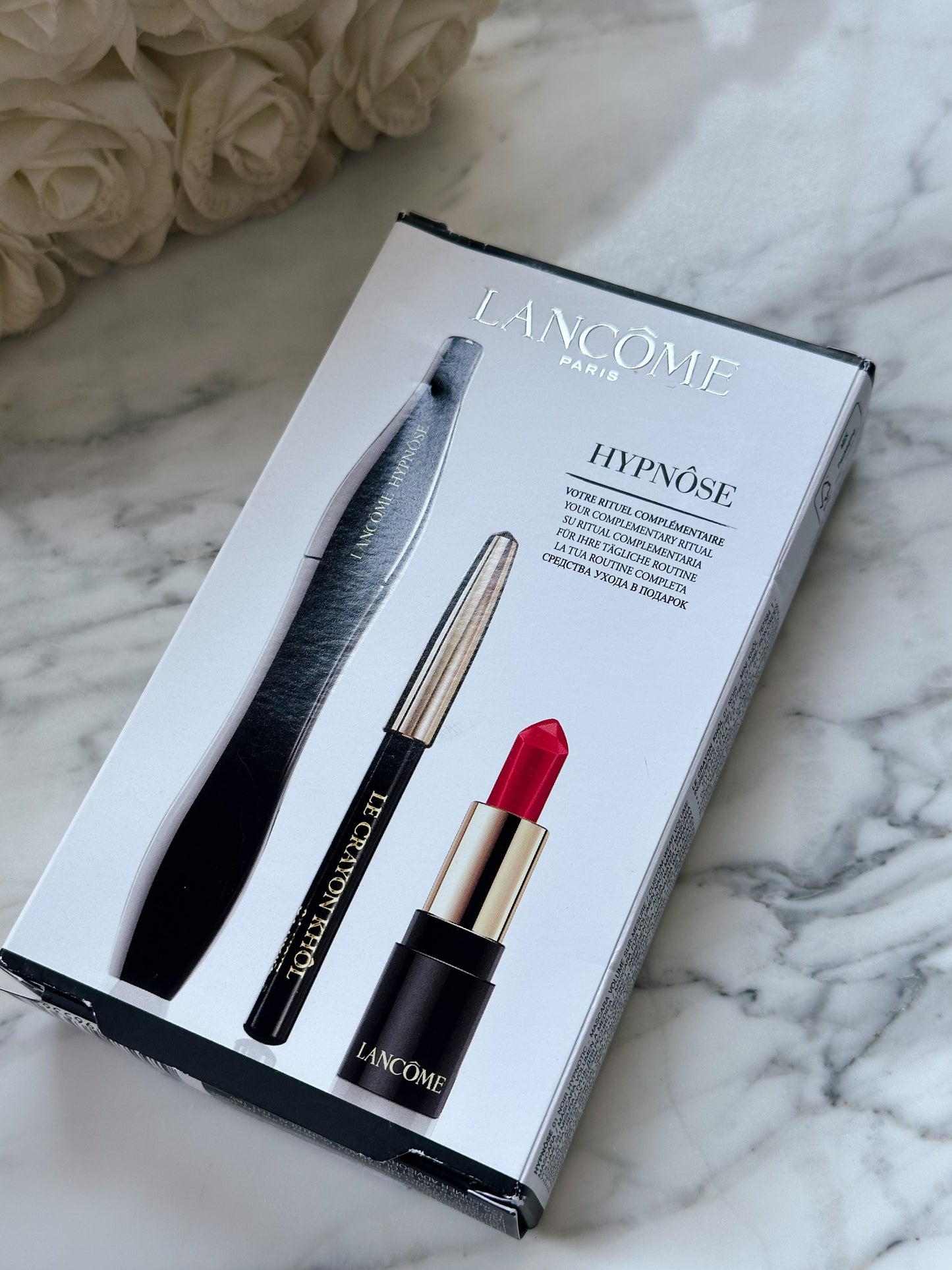 LANCÔME Hypnose Mascara + Kohl Mini Pencil + Rouge Ruby Cream