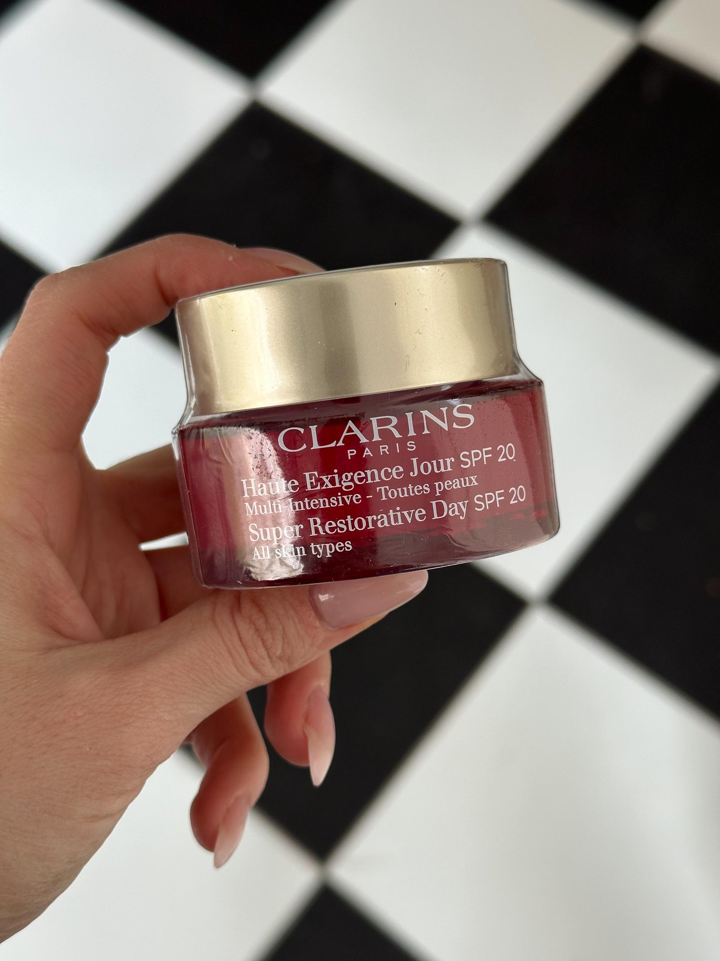 CLARINS Super Restorative Day Cream Spf20 - Anti-Aging + Anti-Wrinkle Cream, All Skin Types