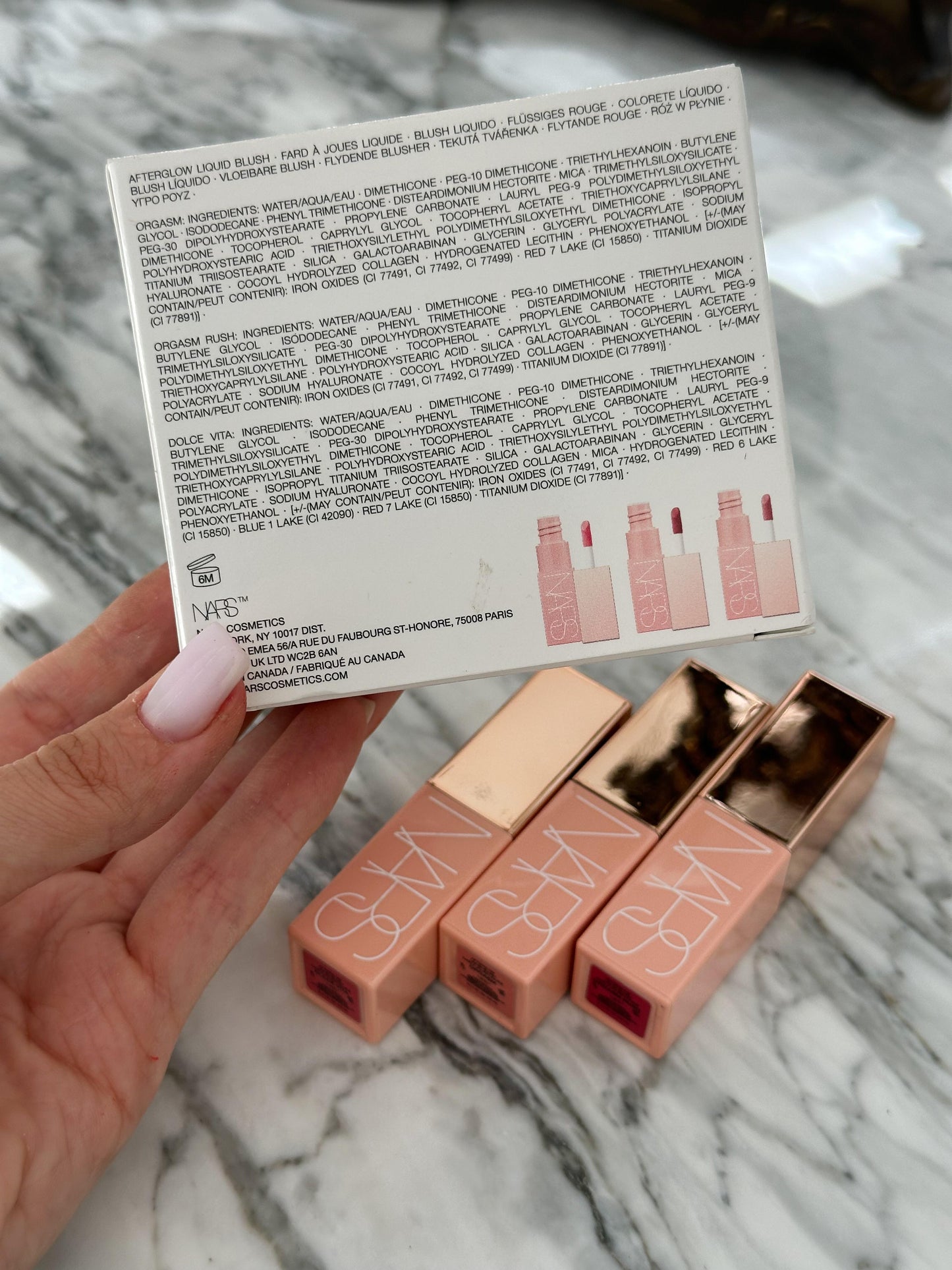 NARS
Invite Only Mini Afterglow Liquid Blush Set