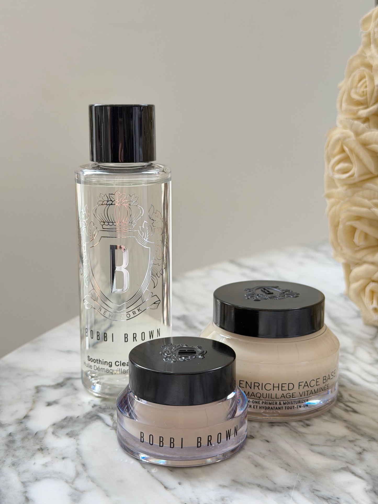 BOBBI BROWN Cleanse & Prime Skincare Gift Set (Face Primer + Eye Primer + Cleansing Oil)