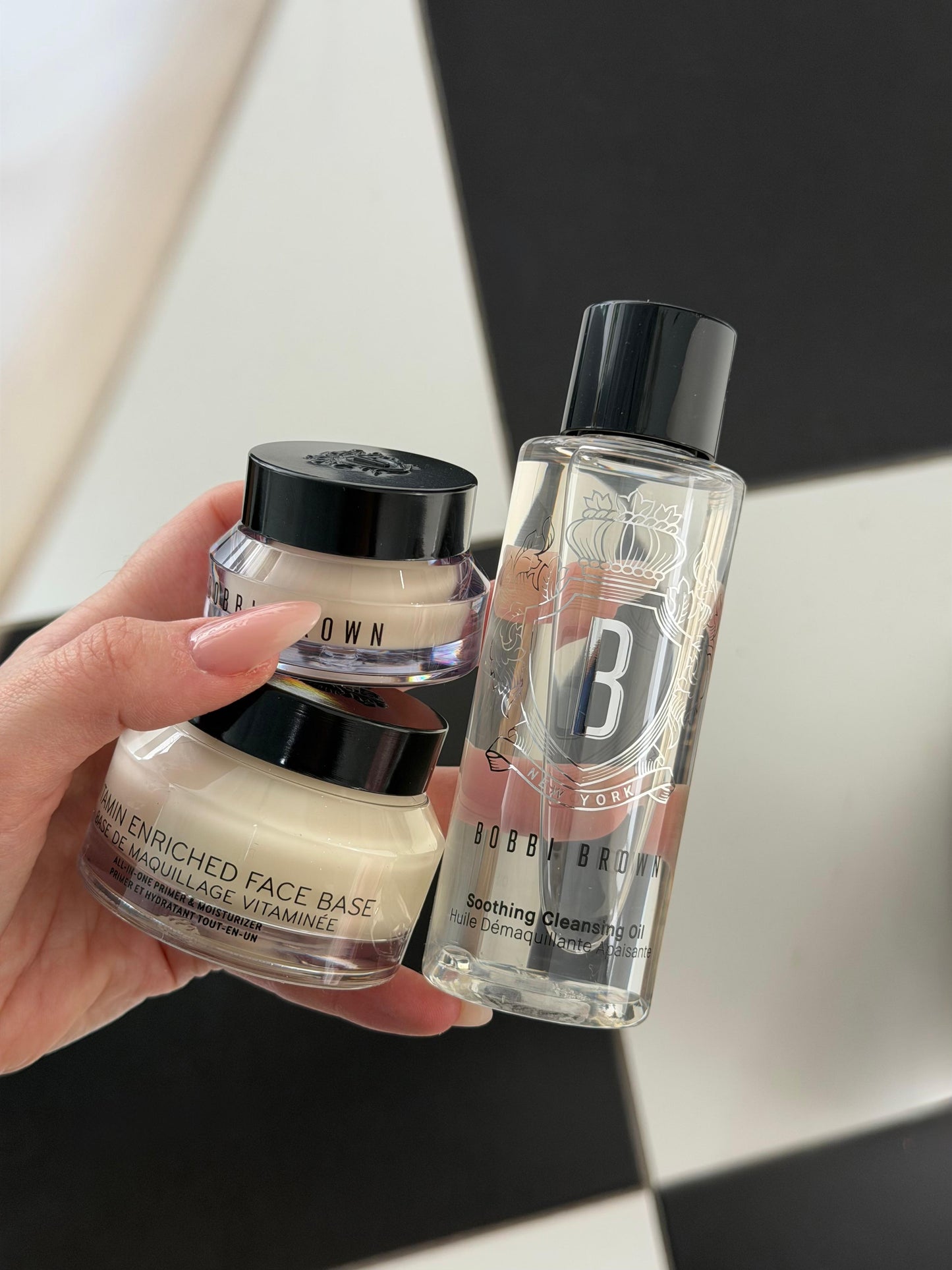 BOBBI BROWN Cleanse & Prime Skincare Gift Set (Face Primer + Eye Primer + Cleansing Oil)