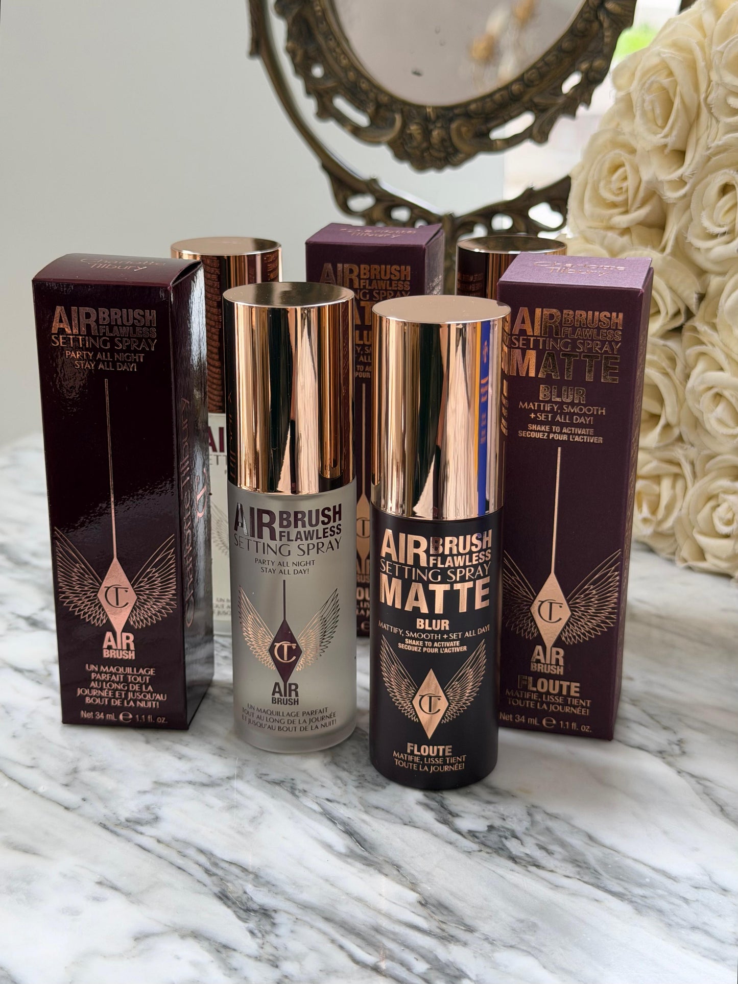 CHARLOTTE TILBURY
Airbrush Flawless Matte Blurring & Waterproof Setting Spray