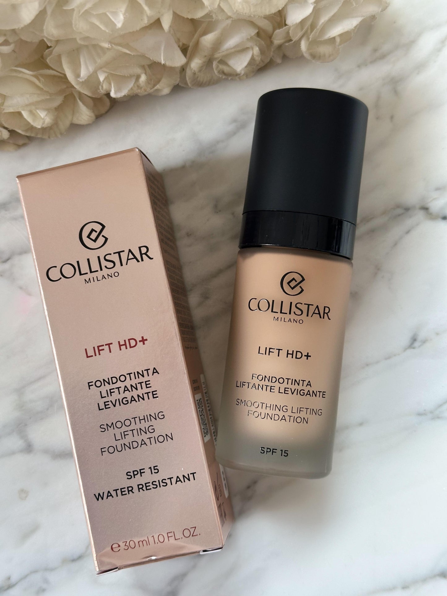 COLLISTAR
Lift HD+ (2N) Smoothing Lifting Foundation SPF15
Waterproof - Medium Protection
