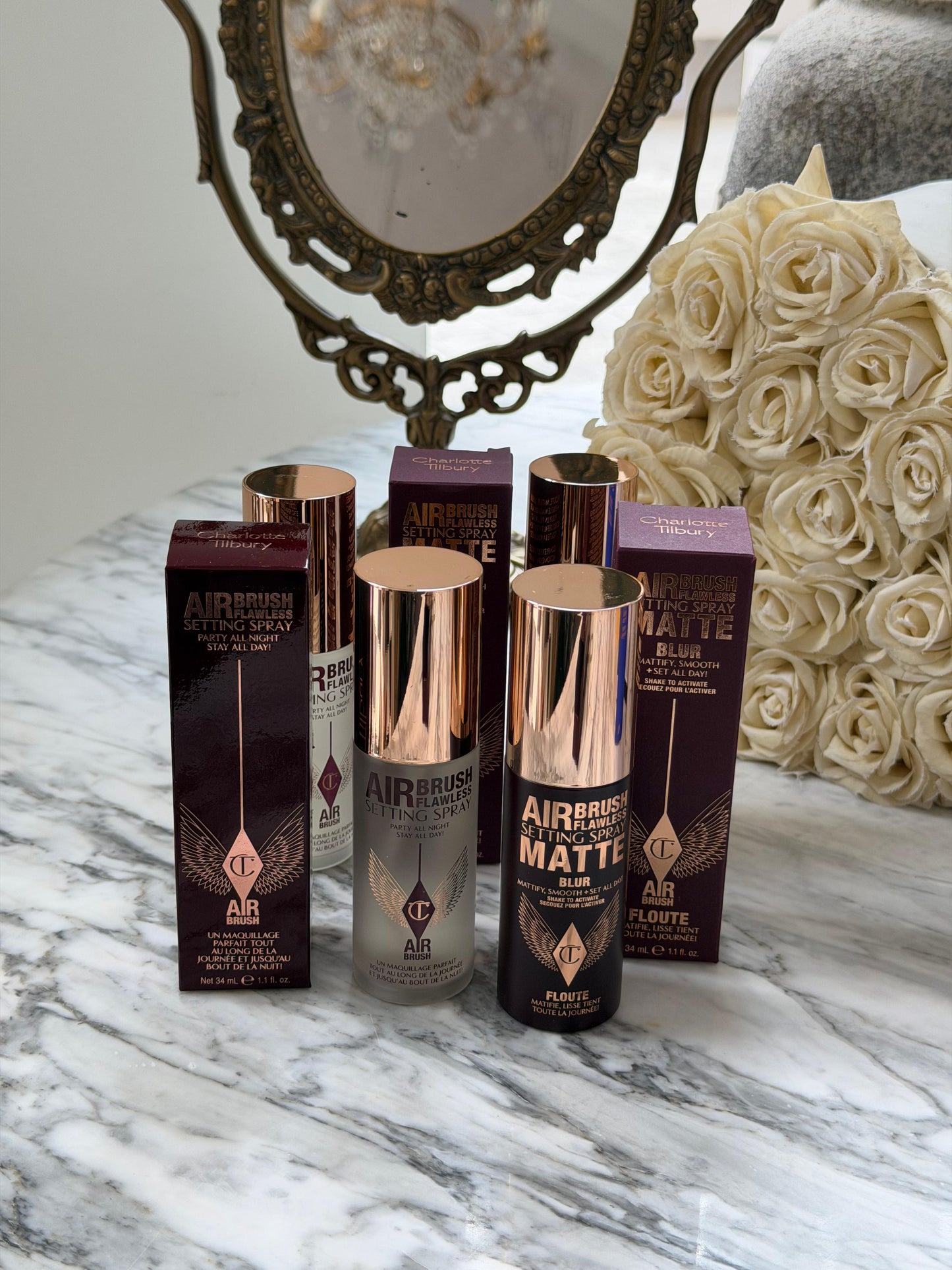 CHARLOTTE TILBURY
Airbrush Flawless Matte Blurring & Waterproof Setting Spray