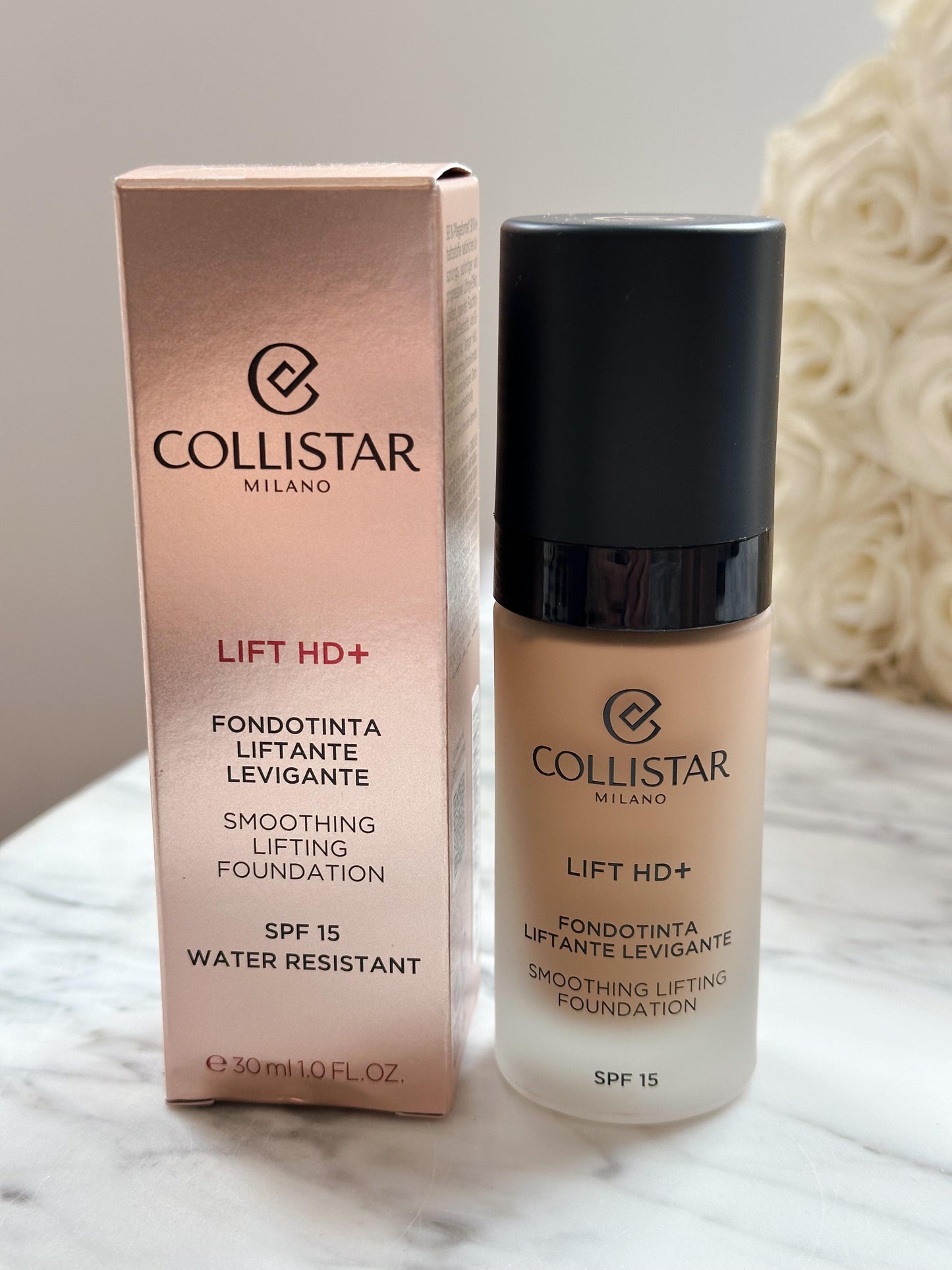 COLLISTAR
Lift HD+ (2N) Smoothing Lifting Foundation SPF15
Waterproof - Medium Protection