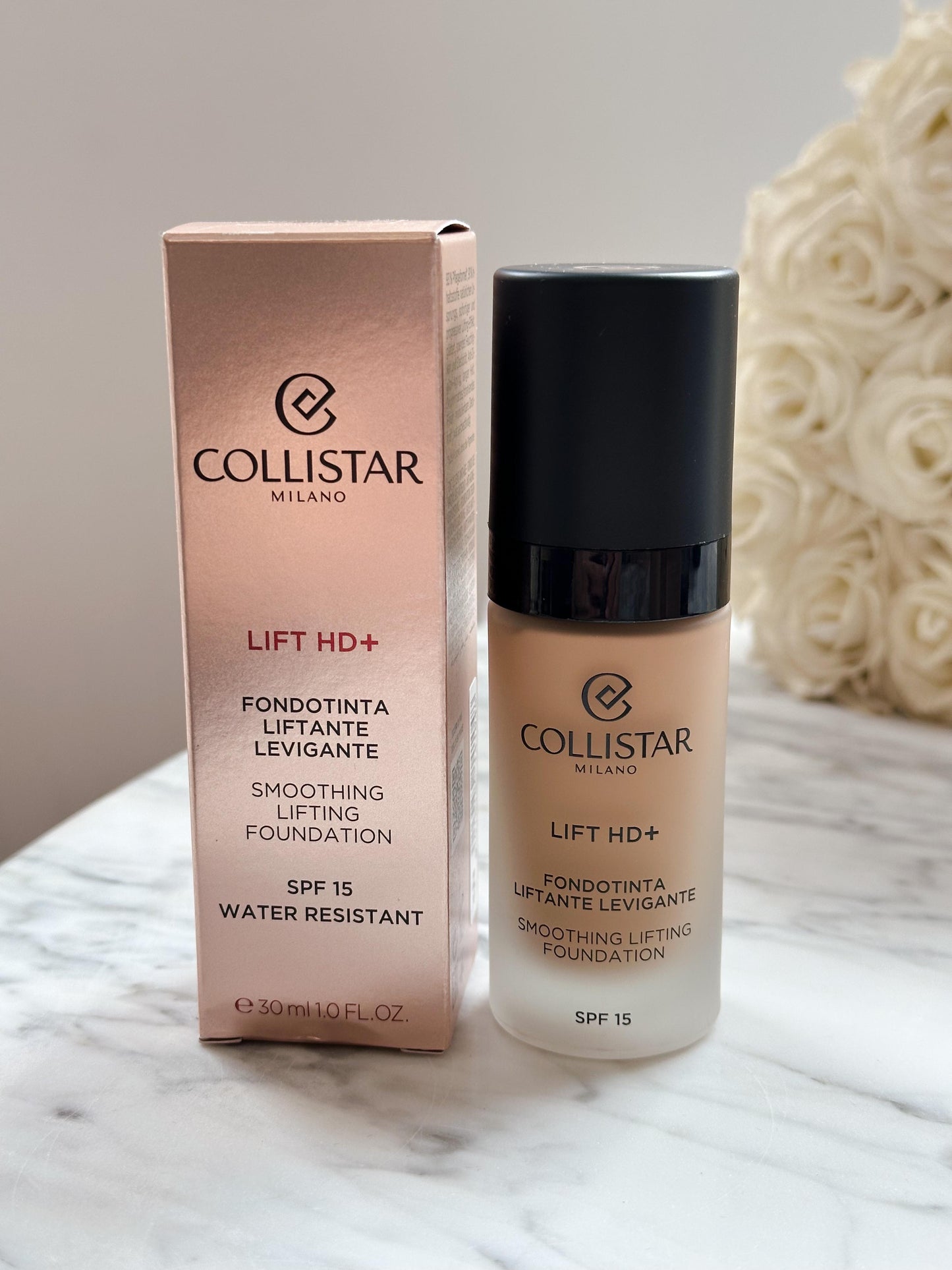 COLLISTAR
Lift HD+ (2N) Smoothing Lifting Foundation SPF15
Waterproof - Medium Protection