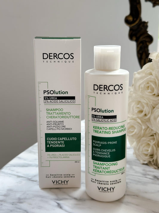 DERCOS PSOlution Kerato-Reducing Shampoo 200ml
Scalp With Tendency to Psoriasis
