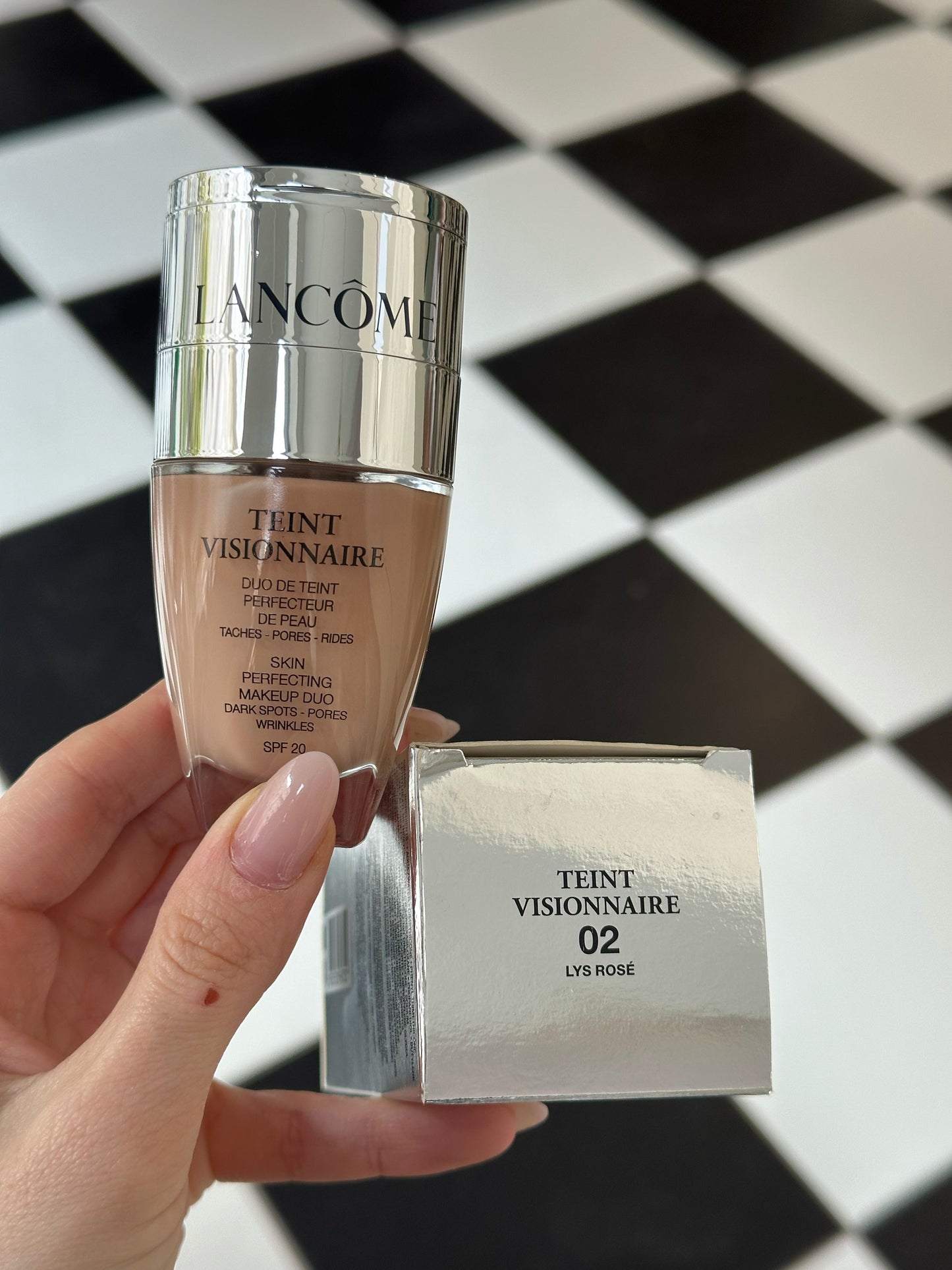 LANCÔME Teint Visionnaire
Skin Perfecting Foundation Makeup Duo - Dark Spotes, Pores, Wrinkles
