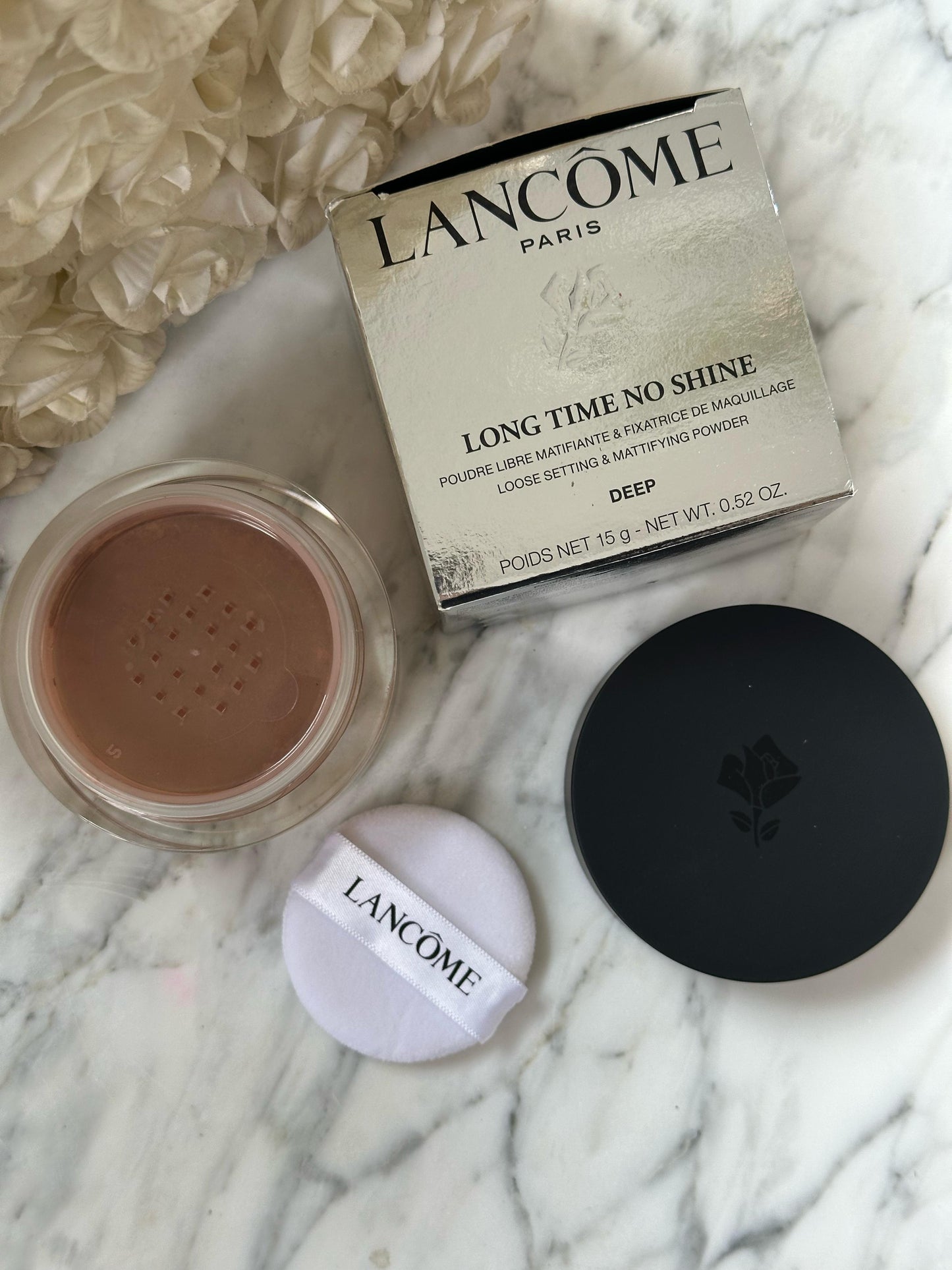 LANCÔME Long Time No Shine
Loose Setting & Mattifying Powder