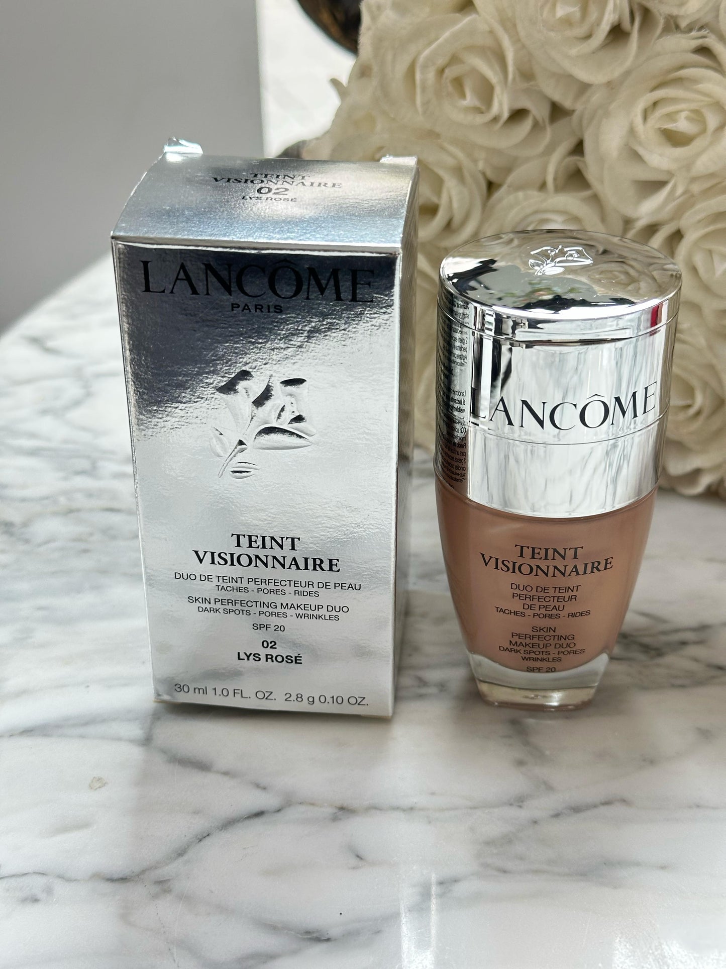 LANCÔME Teint Visionnaire
Skin Perfecting Foundation Makeup Duo - Dark Spotes, Pores, Wrinkles