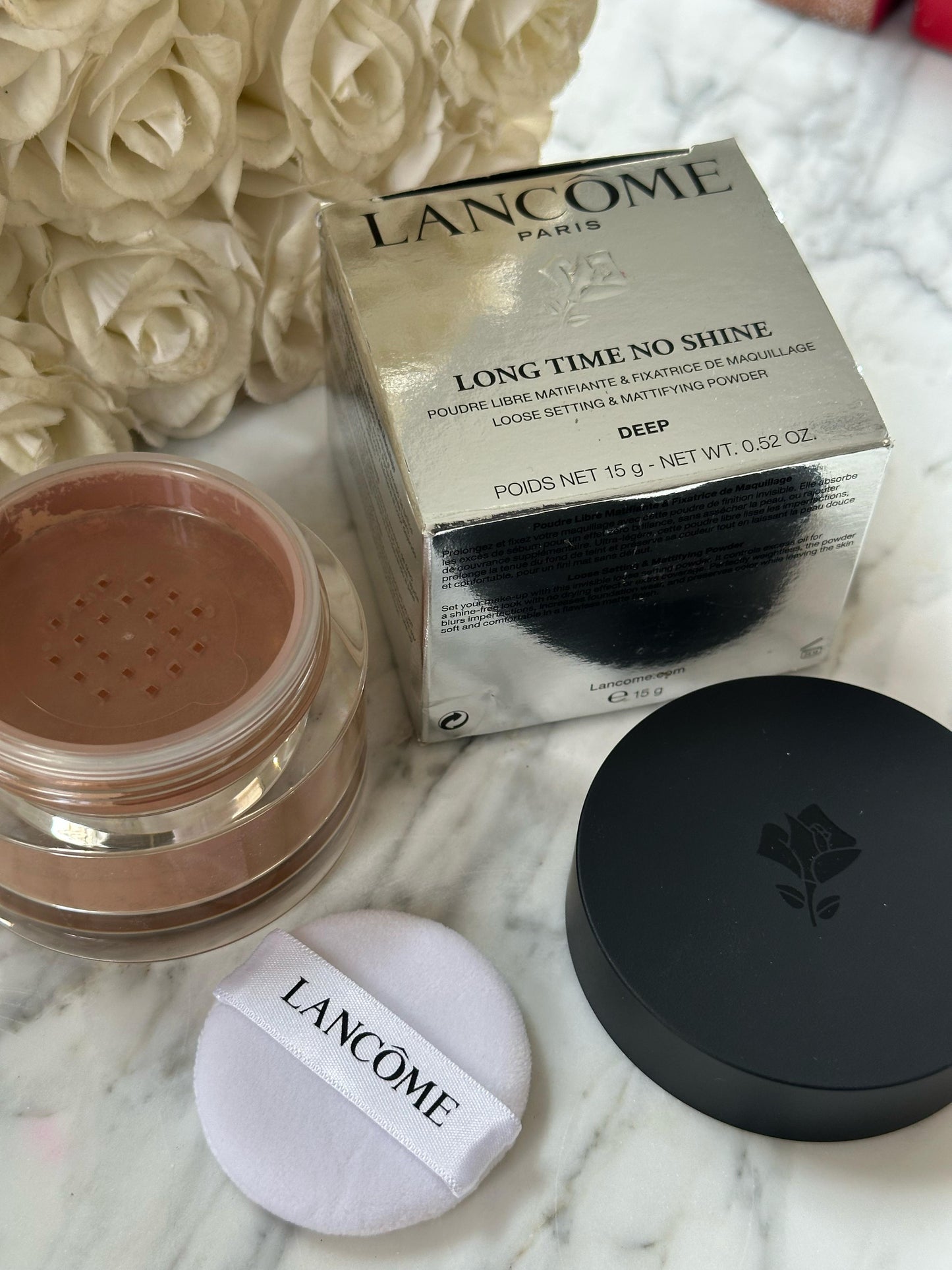 LANCÔME Long Time No Shine
Loose Setting & Mattifying Powder