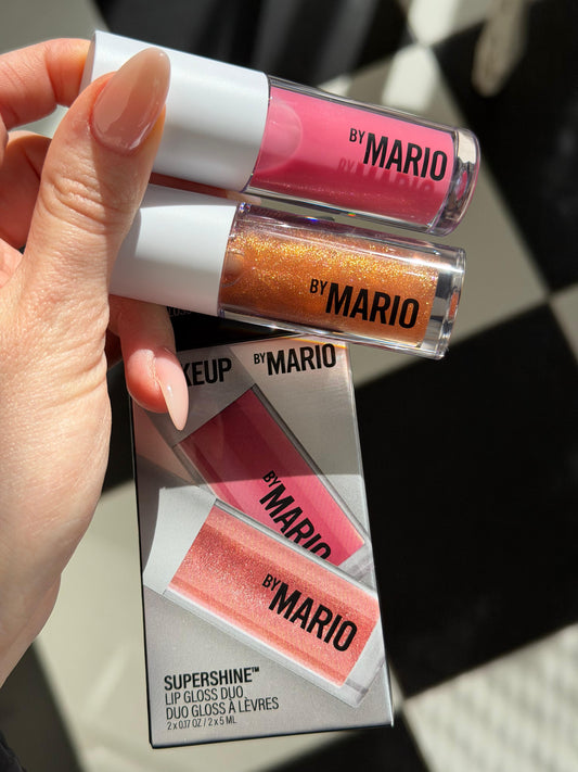 MAKEUP BY MARIO
Hydrating SuperShine™ Lip Gloss Duo Full Size Gift Set - Rose Gold/Glaze