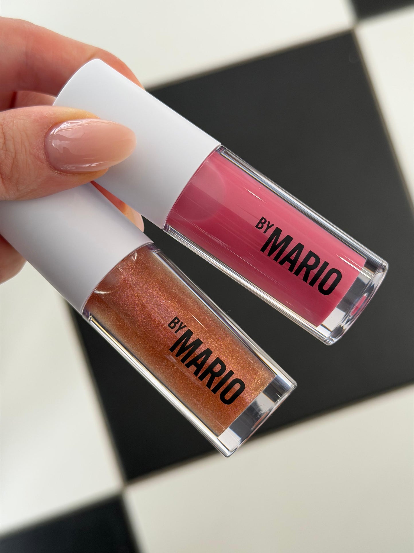 MAKEUP BY MARIO
Hydrating SuperShine™ Lip Gloss Duo Full Size Gift Set - Rose Gold/Glaze