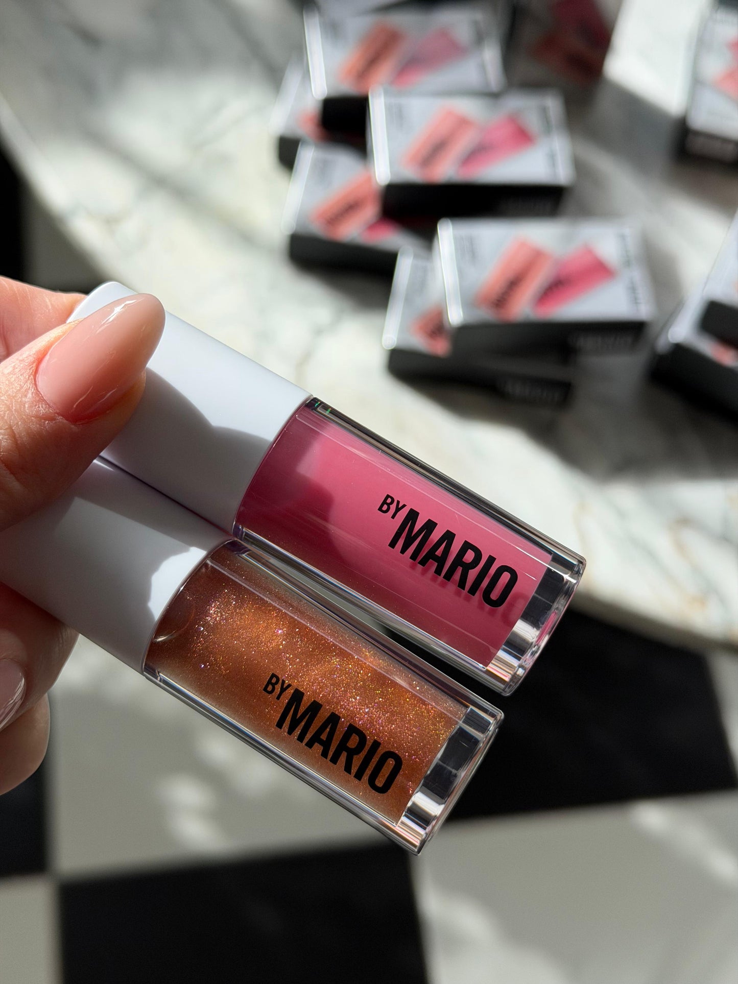 MAKEUP BY MARIO
Hydrating SuperShine™ Lip Gloss Duo Full Size Gift Set - Rose Gold/Glaze