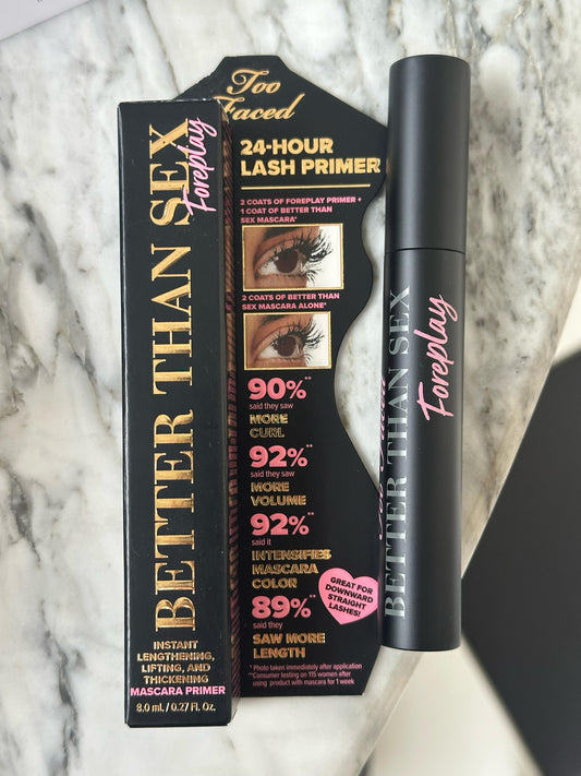 TOO FACED Better Than Sex Foreplay Mascara Primer
24-Hour Nourishing Mascara Primer