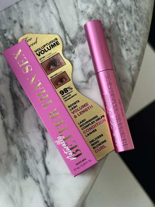 TOO FACED Naturally Better Than Sex Mascara
Naturally-Derived, Volumize, Lengthen & Curl