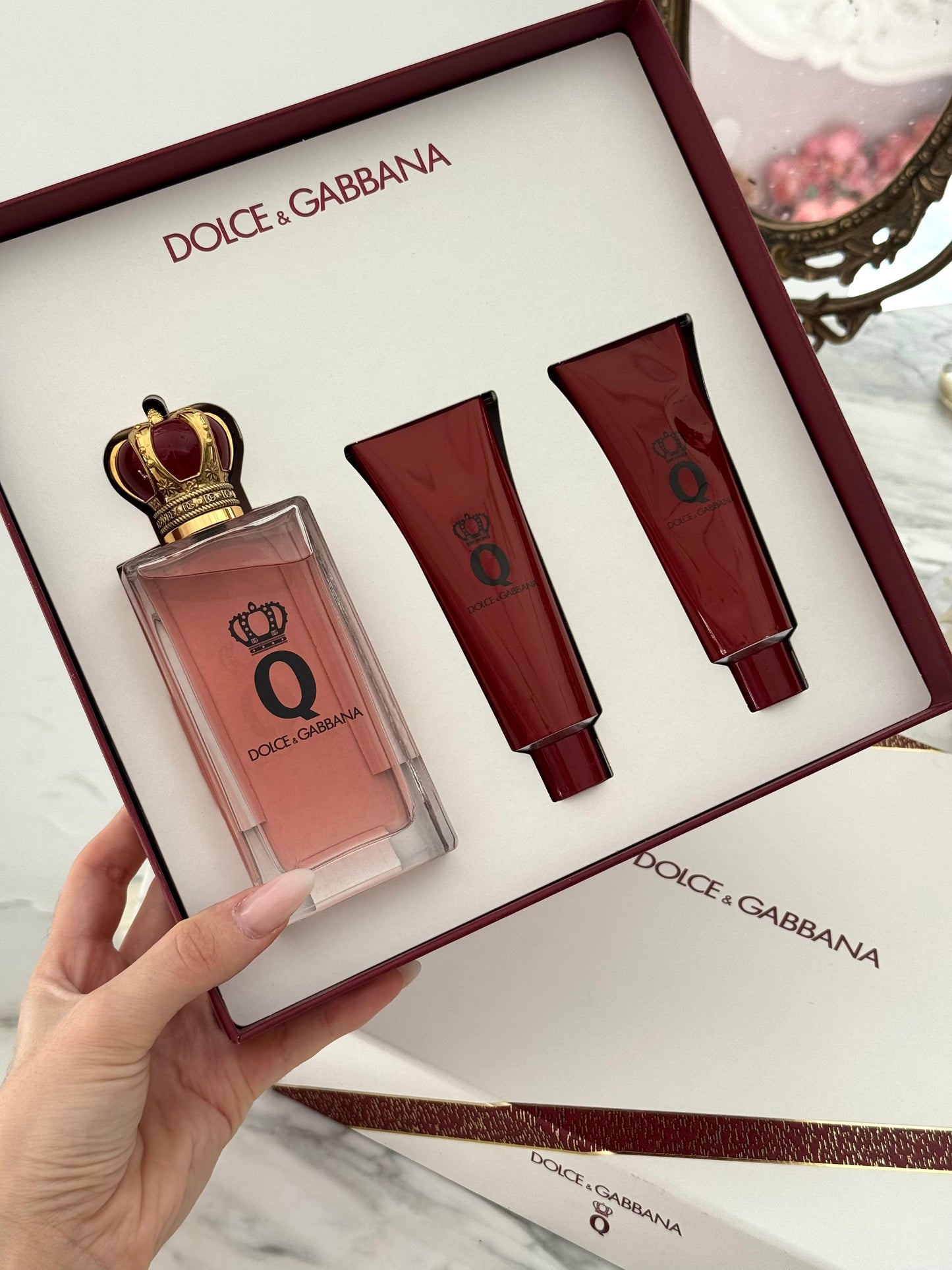 DOLCE&GABBANA Q Queen Eau De Parfum Trio Gift Set
