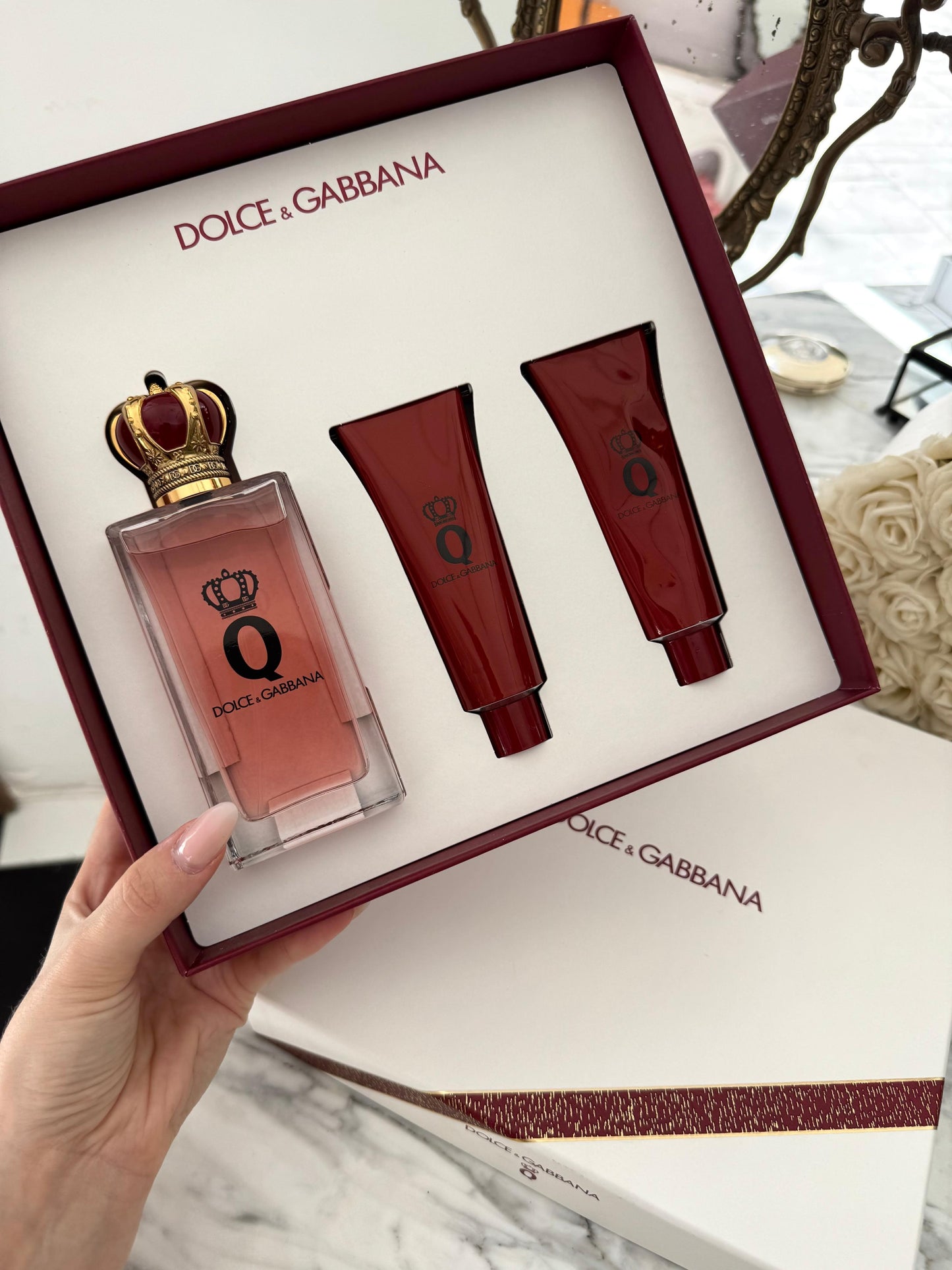 DOLCE&GABBANA Q Queen Eau De Parfum Trio Gift Set