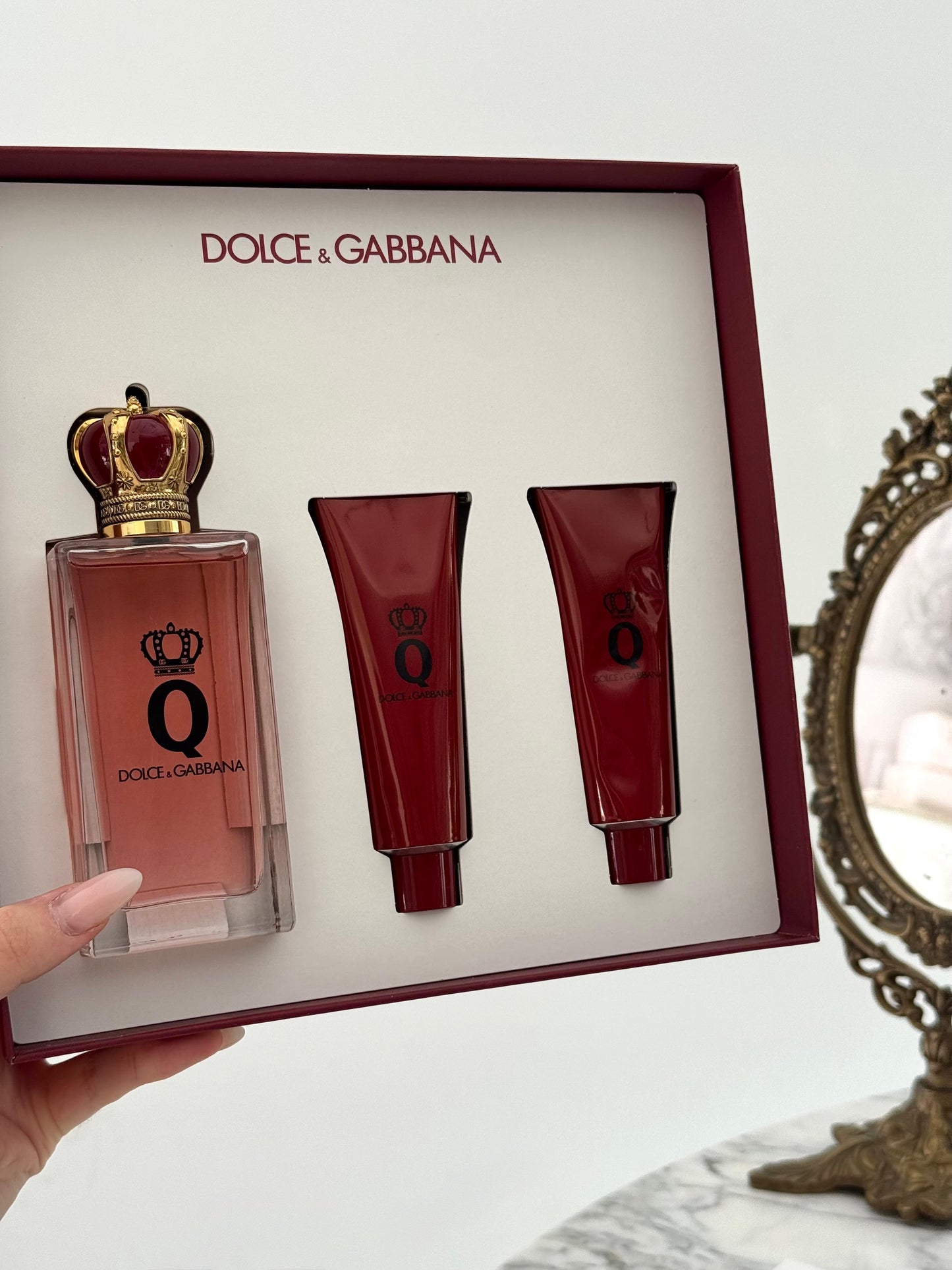 DOLCE&GABBANA Q Queen Eau De Parfum Trio Gift Set