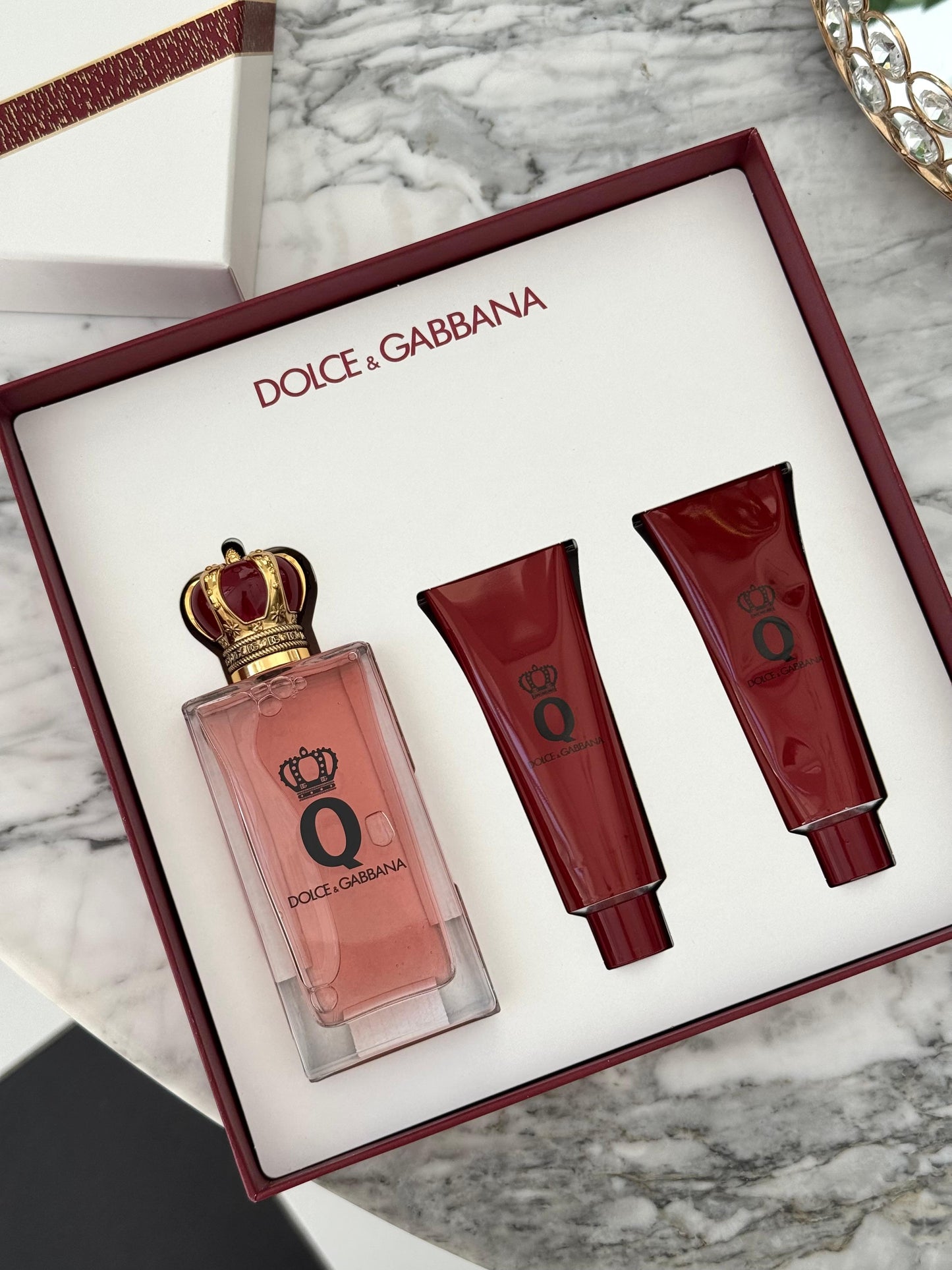 DOLCE&GABBANA Q Queen Eau De Parfum Trio Gift Set