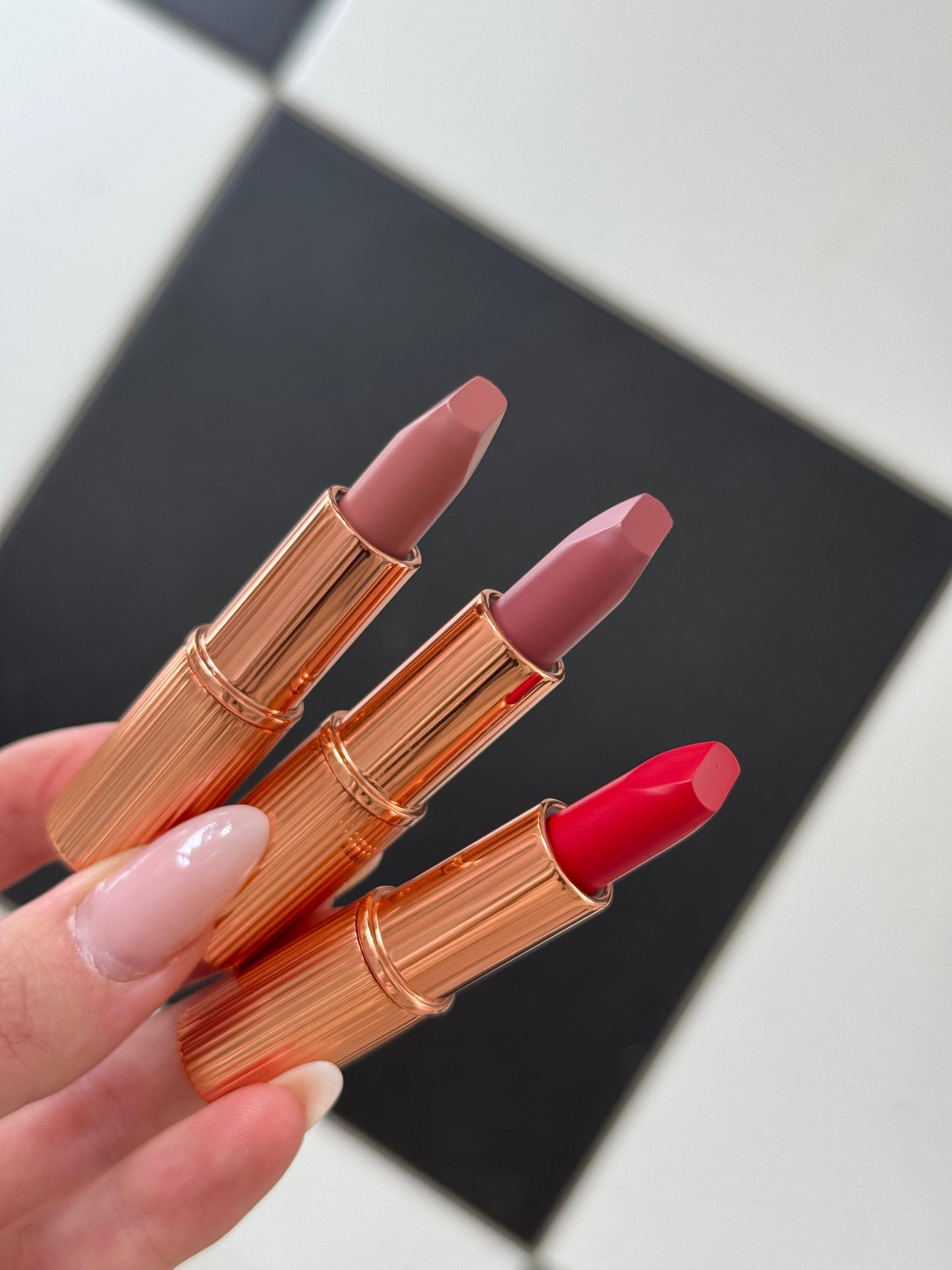 CHARLOTTE TILBURY Iconic Hollywood Lip Trio Lipstick Gift Set